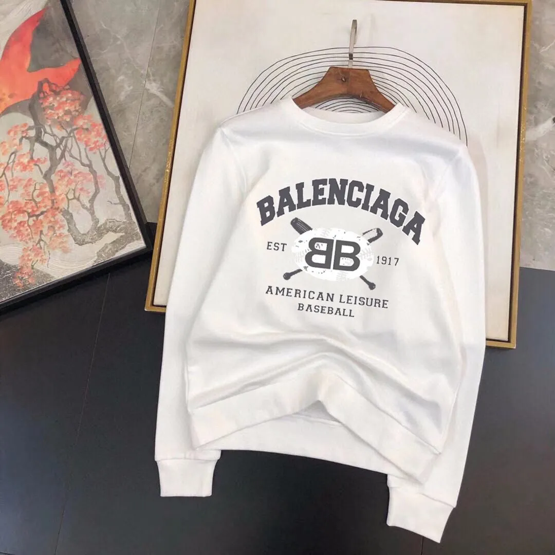 🅿️380 [BALENCIAGA] (Gospel for Fatty) hot-selling suit is coming. Focus on the original version of the official website. 2025 new hot-selling sweatshirt suit. The original order is the best. 🇭🇰The meticulous work of top designers. It has a fitting and perfect upper body effect. 100% natural high-quality Roman cotton, close-fitting comfort, noble and elegant! Original hardware embodies elegance and nobility! Counter size: M-5XL (maximum wear up to 220 pounds)