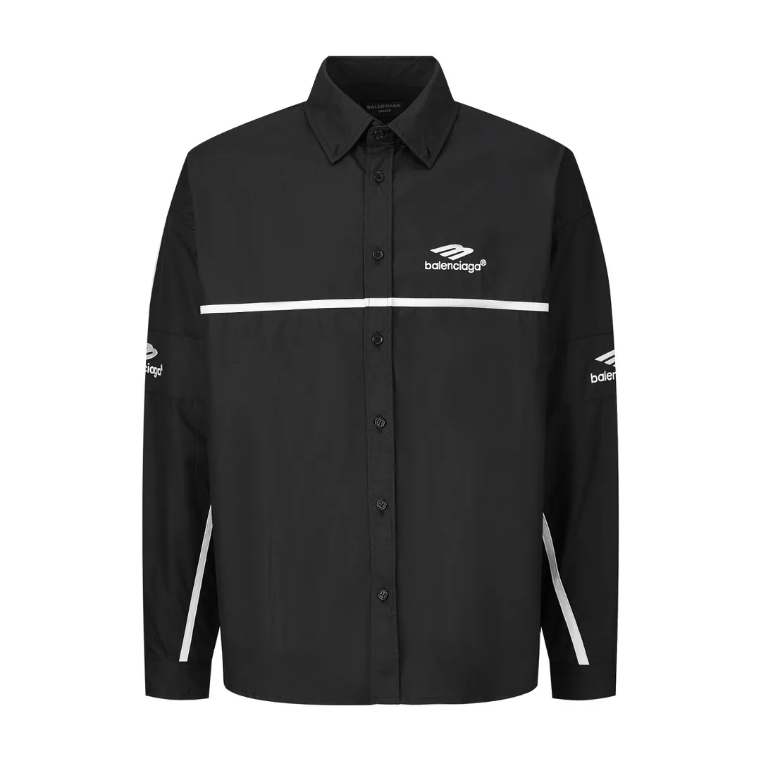 🅿️500 [Exclusive supply] BLCG 3B embroidered long-sleeved shirt (black) The fabric is made of high-count and high-density cotton woven fabric imported from Japan. The fabric is stable in shape and not easy to deform. The surface is smooth and the upper body is textured. It has good wrinkle resistance and maintains the pattern. The embroidery uses Tajima machine 10,000-needle embroidery. The flower shape is full and shiny. There is no connection. The middle webbing splicing is processed by laser fixed-point positioning to connect and align. The ready-made garments are sewn and spliced according to YB design, with dense and neat stitching to restore pattern details and upper body effects to the greatest extent. Size:S-M-L