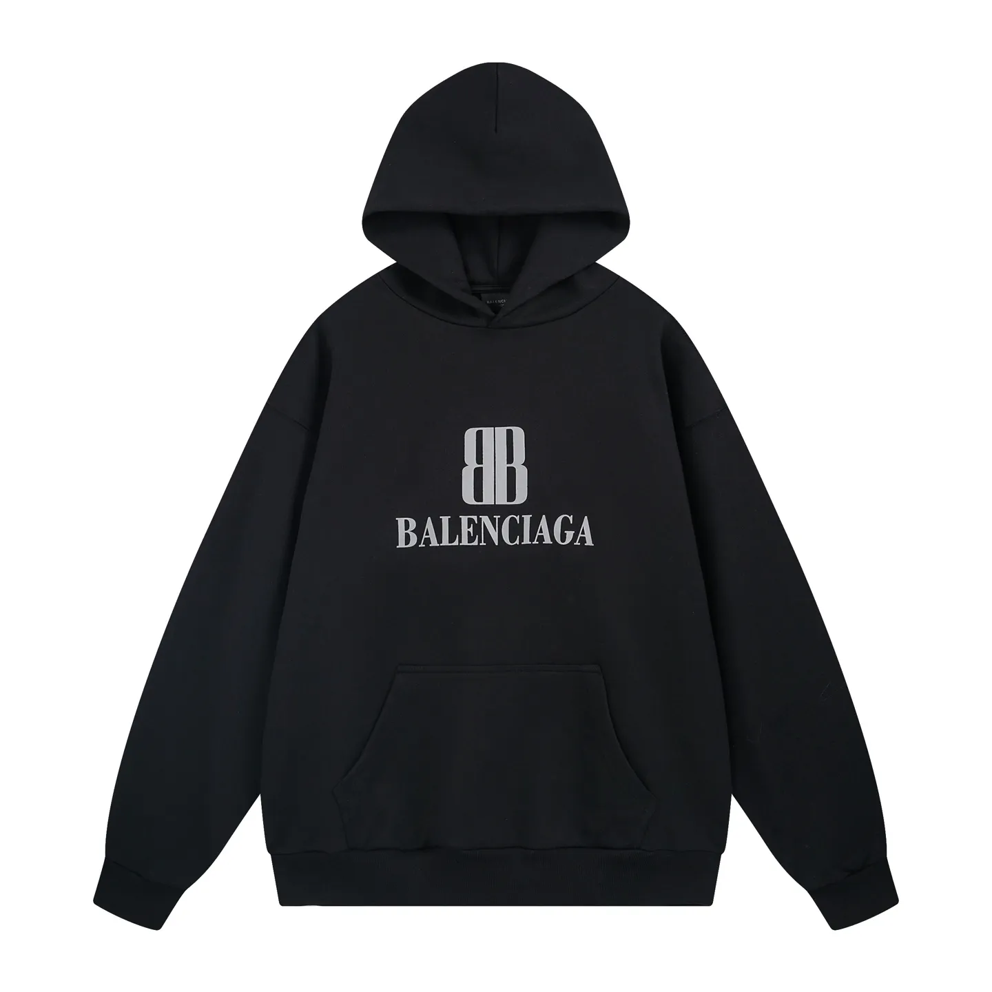 🅿️310 Real photos [Top version. Official website quality] BALENCI*GA/Paris. SS25 latest autumn and winter style, Paris new LOGO printed hooded sweatshirt. Brick cabinets are synchronized. Genuine products are developed at the first time. Welcome to compare! The fabric is made of Paris ZP custom-woven and dyed cotton sweatshirt. Weighing 460 grams, the cloth surface is clean. The cloth pattern is clear, soft and comfortable. The threads are dyed with no color difference. The printing uses environmentally friendly imported rubber paddles. The letters are clear and the effect is three-dimensional. The version adopts OS loose shoulder design. Same style for men and women. Code: BL259926 Color: Black Size: XS S M L