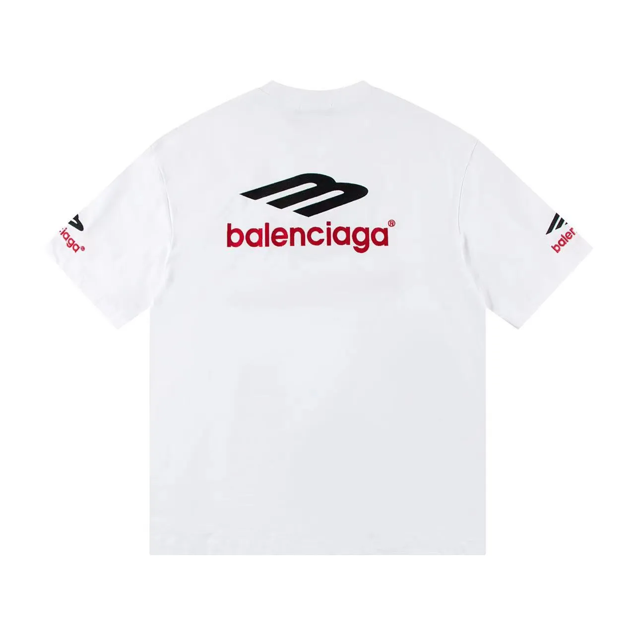 🅿️160 Style: 2026 new Balenciaga short-sleeved T-shirt Material: High version 300g double yarn combed cotton Size: S～XL Color: Black White Style number: H2006