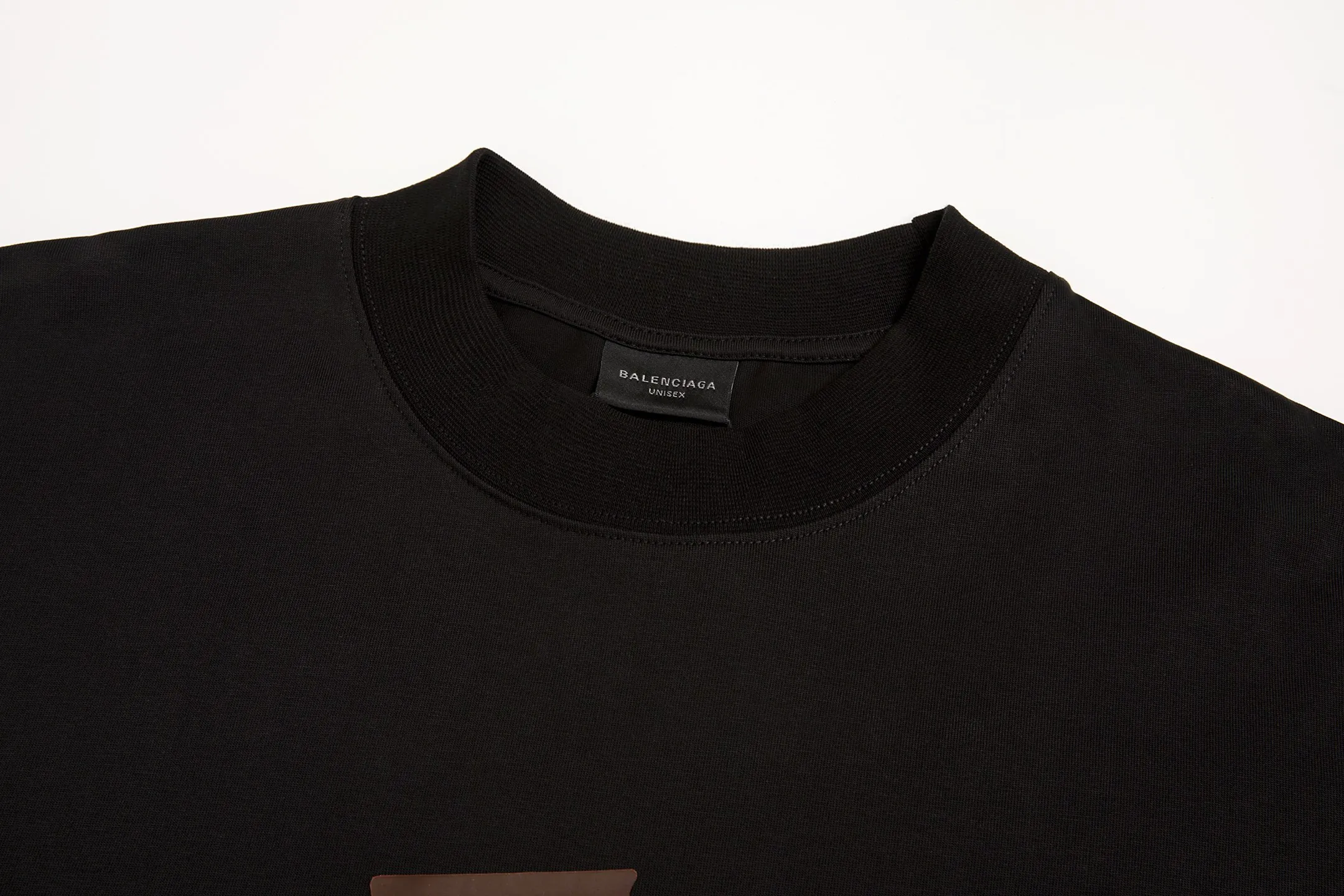 🅿️180 9201# Detailed picture Top version [[BALENCIA*GA] official website quality Paris new front and back letter embroidery tape taped short-sleeved T-shirt OS version Loose dropped shoulders Unisex style Fabric: 260g 100% cotton double yarn Technology: Front and back embroidery Front and back taping Garment wash Shaping Solid Color Color: Black White Blue Gray Size: XS S M L