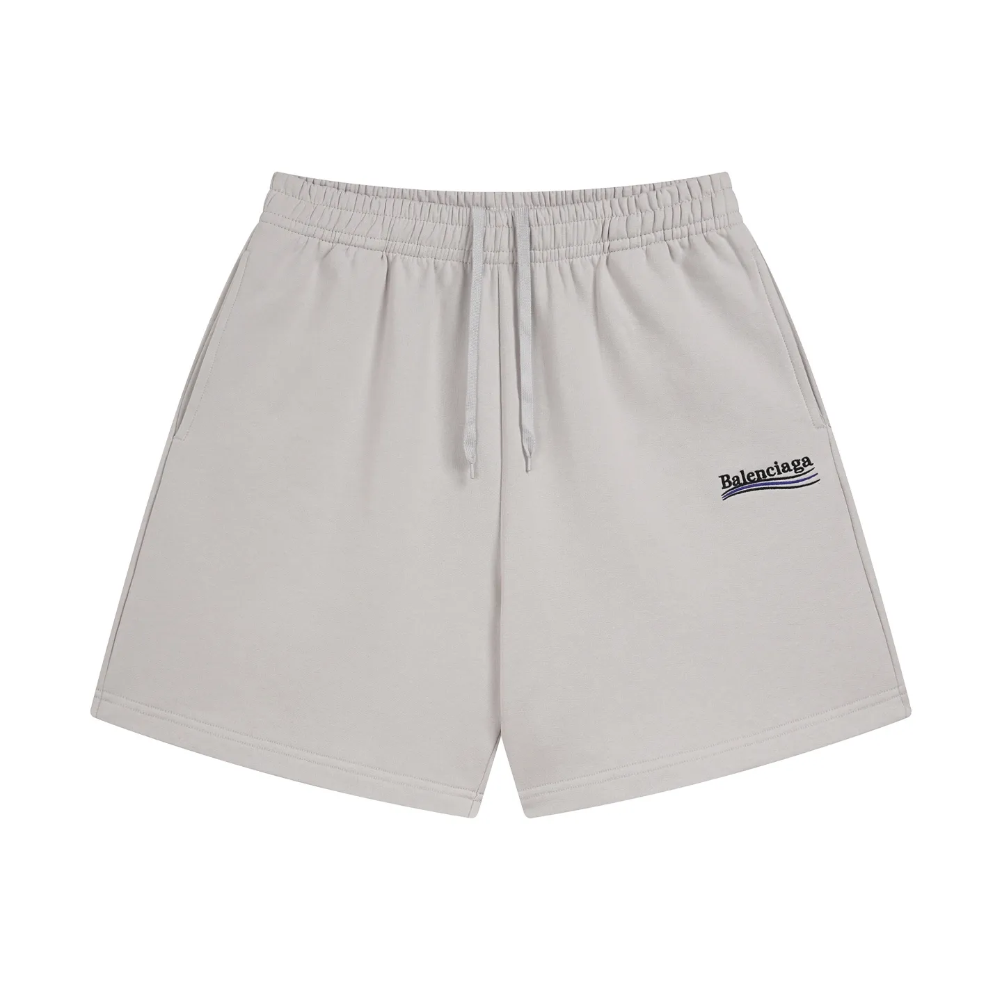 🅿️210 real photos [Top version. Official website quality] BALENCI*GA/Paris. New model. Shorts with classic LOGO embroidery of Ocean Splash. Synchronized with brick cabinets. Developed as authentic products at the first time, please print and compare! The fabric is made of Paris ZP custom-woven and dyed 100% cotton terry sweatshirt. The weight is 460 grams. The cloth surface is clean. The cloth pattern is clear and the hand feels soft and comfortable. The embroidery uses an imported Tajima embroidery machine. The letters are clear and the effect is three-dimensional. The version adopts a loose version. Same style for men and women. Code: BL257009 Color: black, rice apricot, floral gray Size: XS S M L