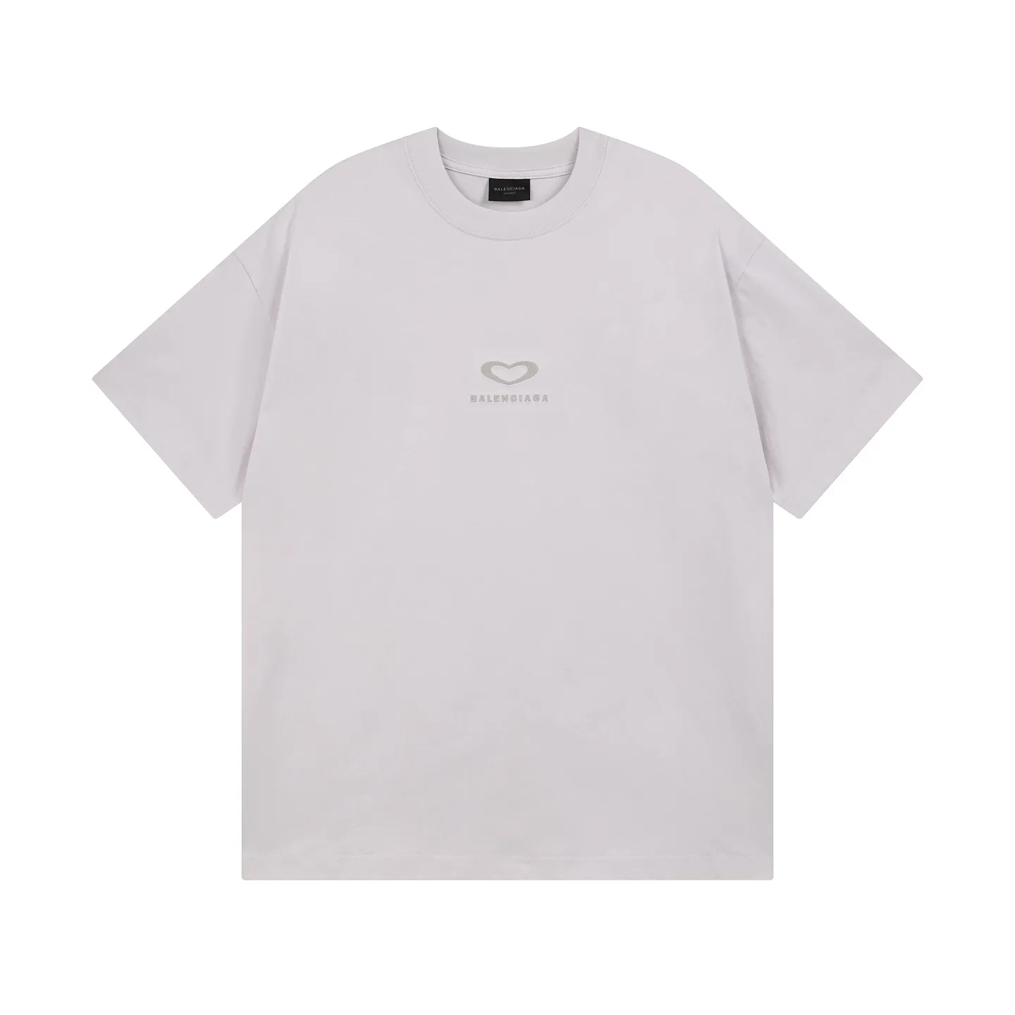 🅿️186 real photos [Top version. Official website quality] BALENCI*GA/Paris. SS25 latest model, Paris Chinese Valentine's Day limited edition, short-sleeved T-shirt with love LOGO embroidery on the front and love LOGO printing on the back. Brick cabinet synchronization. Genuine product developed at the first time, welcome to compare! The fabric is made of Paris ZP custom-woven and dyed cotton double yarn. Weighing 260 grams, the cloth surface is clean. The cloth pattern is clear, soft and comfortable. The threads are dyed with no color difference. The embroidery is done using imported Tajima embroidery machines. The printing uses environmentally friendly imported rubber paddles. The letters are clear and the effect is three-dimensional. The version adopts OS loose shoulder design. Same style for men and women. Code: BL253721 Color: black, red, pink, off-white Size: XS S M L