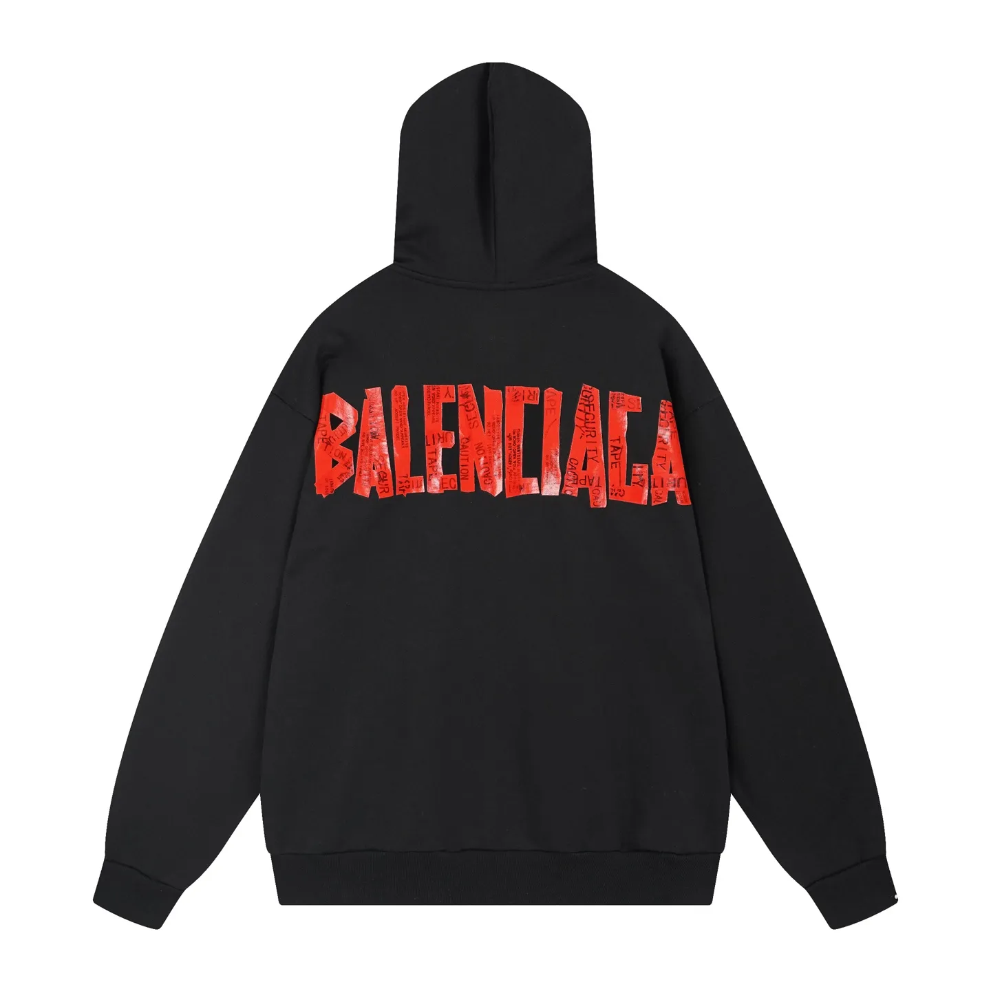 🅿️380 Detailed Picture [Top version. Official website quality] BALENCI*GA/Paris. 25ss latest model. Masking tape, pulped print, washed, fried, distressed, cardigan zipper hooded sweatshirt. The brick cabinets are synchronized. The fabric is made of Paris ZP custom-woven and dyed cotton sweatshirt. Weighing 460 grams, the cloth surface is clean. The cloth pattern is clear, soft and comfortable, and the threads are dyed with no color difference. The classic pattern is printed with environmentally friendly imported materials, and the tape pattern is glued. The letters are clear and the effect is three-dimensional. Restored brick cabinets. Different market currencies, welcome to compare. The version adopts OS loose shoulder design. The same style for men and women. Code: BL259902 Color: black, off-white Size: XS S M L