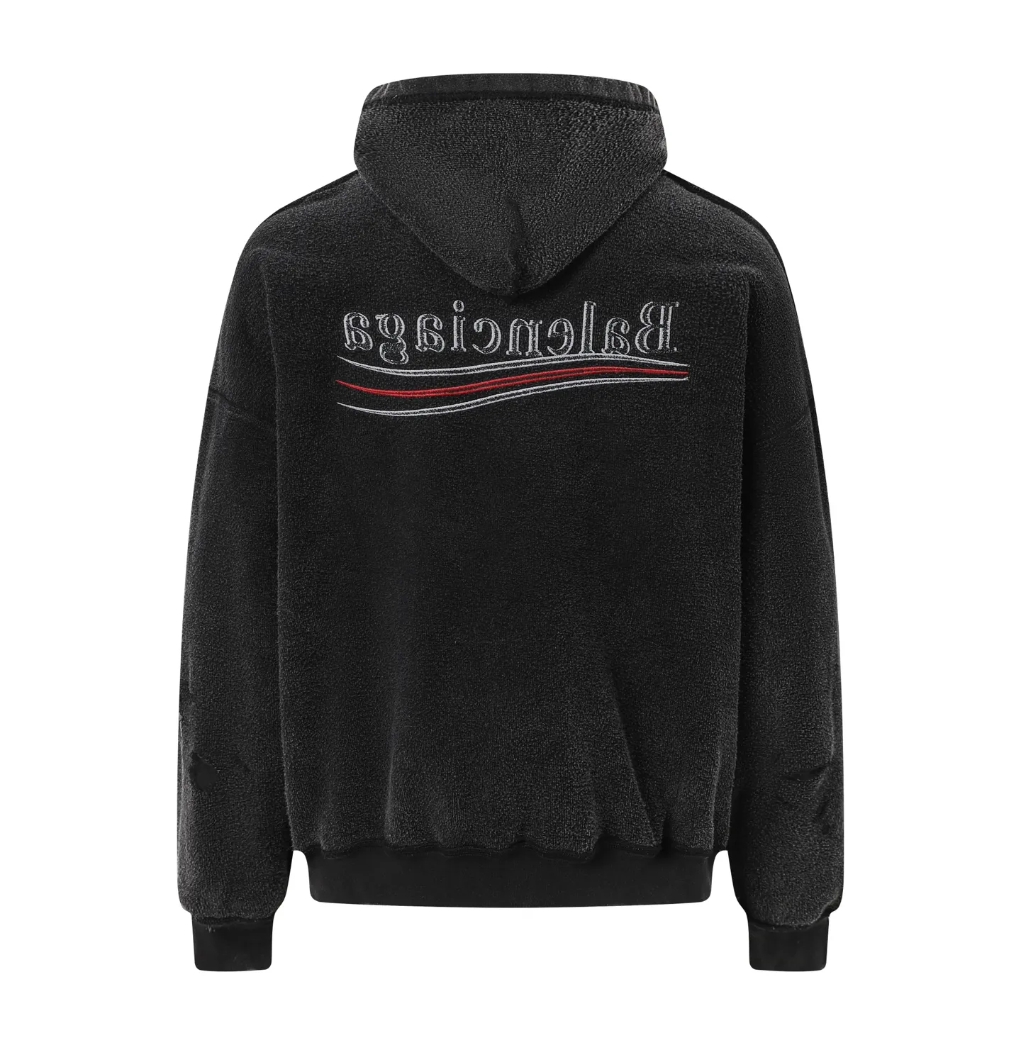 🅿️600 [Exclusive supply] BLCG 25FW reverse coke zipper hooded jacket. The fabric is made of 380G pure cotton plain weave, and the surface is non-market ready-made terry fabric. We follow the original surface to customize the fleece surface to distinguish the market version. The embroidery uses an imported Tajima embroidery machine for double-sided embroidery. The stitches on both sides are exactly the same embroidery process, through layered embroidery and clever stitch processing. To achieve a double-sided effect, the backstitch stitch method is used to precisely control the stitch length and needle entry angle to evenly distribute the stitches on the front and back. The fabric has been washed, fried, and sanded to make the upper body softer and more comfortable. The entire body is hand-worn. Each step requires a master to wear it bit by bit, which is time-consuming and labor-intensive. Size:S/M/L