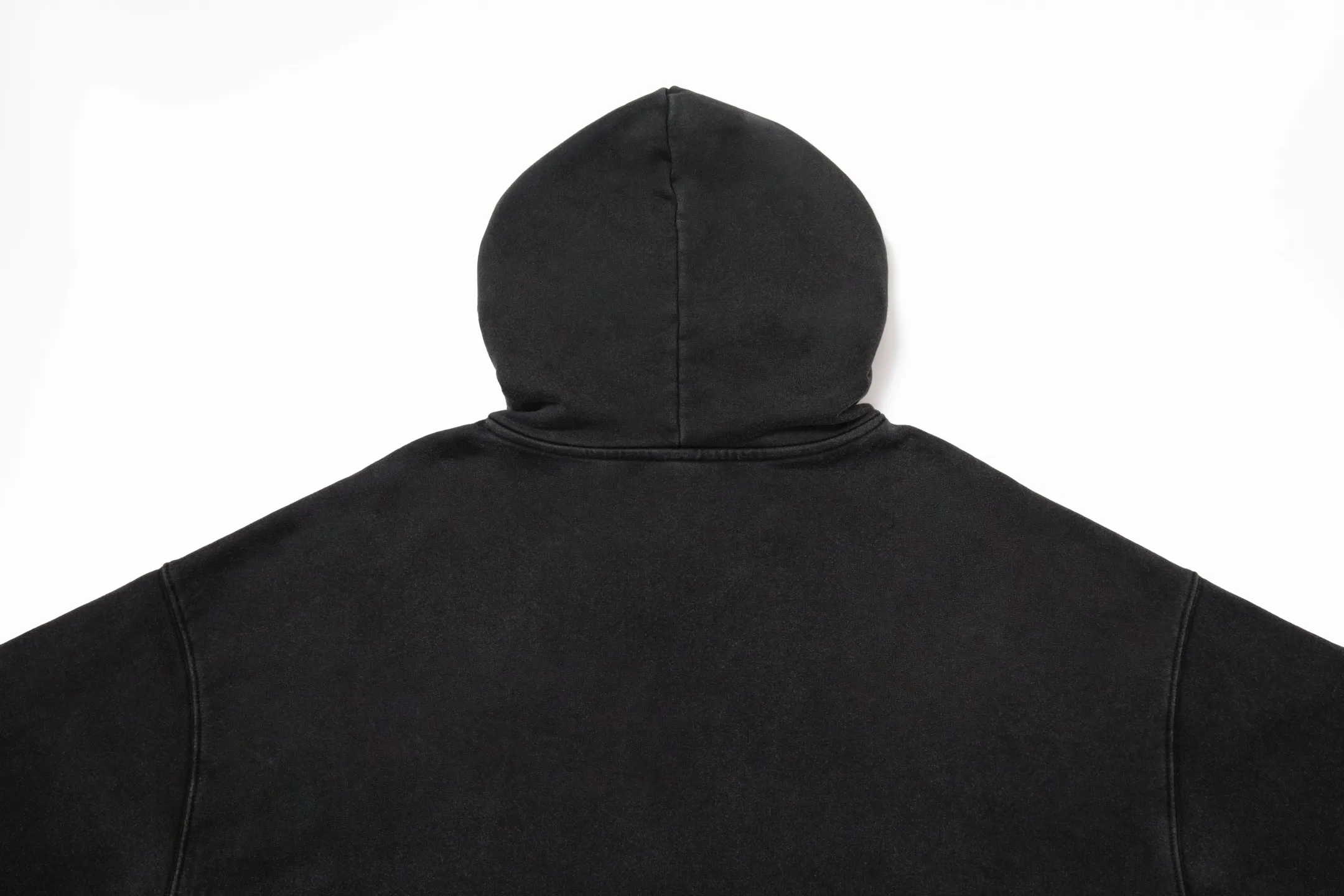 🅿️290 7202# Detailed picture Top version [[BALENCIA*GA] Official website quality Paris new joint PUMA series front printed hooded sweatshirt OS version Loose dropped shoulders Unisex style Fabric: 480g 100% cotton terry Davidson Technique: Front printed Garment wash Distressed Shape solid color Color: Washed black Size: XS S M L