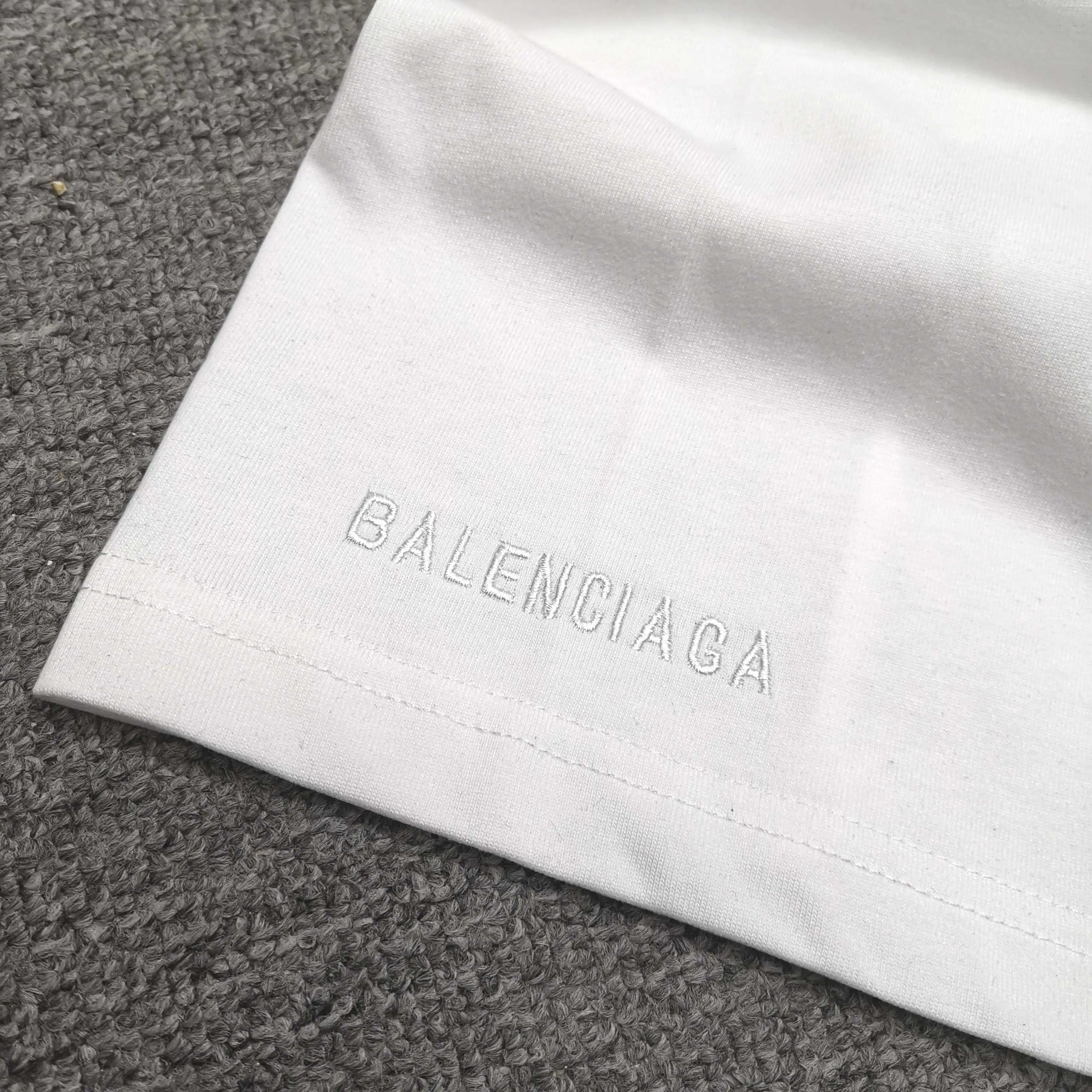 Top tested version ⭐️ Balenciaga SS25 Brand Ambassador Fanclub Series Printed pattern short-sleeved T-shirt Loose fit Color: White Size: XS S M L P280