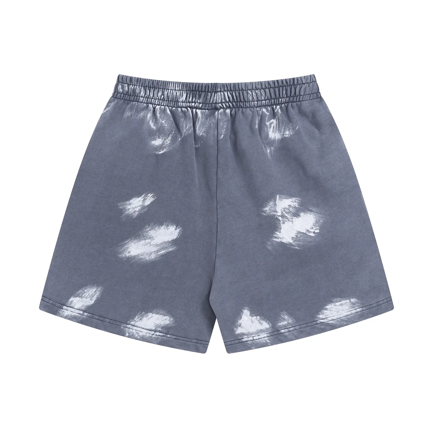 🅿️240 real shots [Top version. Official website quality] BALENCI*GA/Paris. 2025 new model. Embroidered letter LOGO on the front, washed, distressed, hand-painted graffiti shorts. Brick cabinet synchronization. Genuine product developed at the first time, super heavy craftsmanship! Happy printing comparison! The fabric is made of Paris ZP custom-woven and dyed 100% cotton terry sweatshirt. The weight is 460 grams. The cloth surface is clean. The cloth pattern is clear, soft and comfortable to the touch. The embroidery is embroidered with an imported Tajima embroidery machine. The letters are clear and the effect is three-dimensional. The version adopts a loose version. Same style for men and women. Code: BL257006 Color: washed gray Size: XS S M L