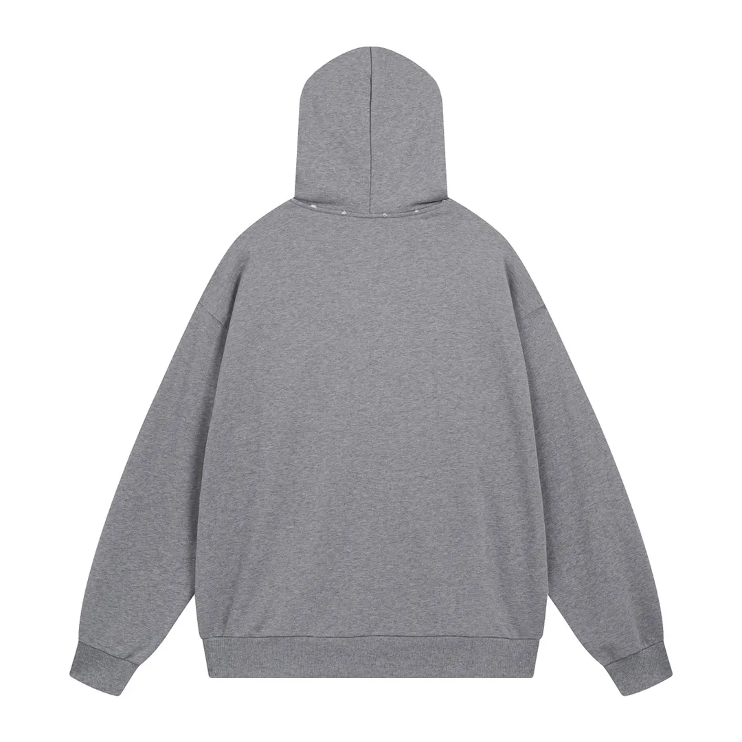 🅿️330 detailed pictures [Top version. Official website quality] BALENCI*GA/Paris BALENCI*GA#2024 latest model, classic letter LOGO graffiti. Toothbrush embroidery ready-to-wear distressed hooded sweatshirt. Brick cabinet synchronization. Genuine products are developed and developed in the first time. Welcome to compare! The fabric is made of Paris ZP custom-woven and dyed cotton sweatshirt. The weight is 450 grams. The cloth surface is clean. The cloth pattern is clear. It is soft and comfortable. It has good color fastness and is not easy to change color. The threads are woven and dyed with no color difference. The embroidery is done using imported Tajima embroidery machines. Over 10W needlework and extremely complex craftsmanship. The effect is three-dimensional and the lines are clear. No rough edges and lines. Ultra-high-tech embroidery. The hand-painted worn-out effect of ready-made garments. The version adopts OS loose shoulder design. Same style for men and women. Code: BL238030 Color: Dark blue gray. Floral gray. Washed blue Size: XS S M L