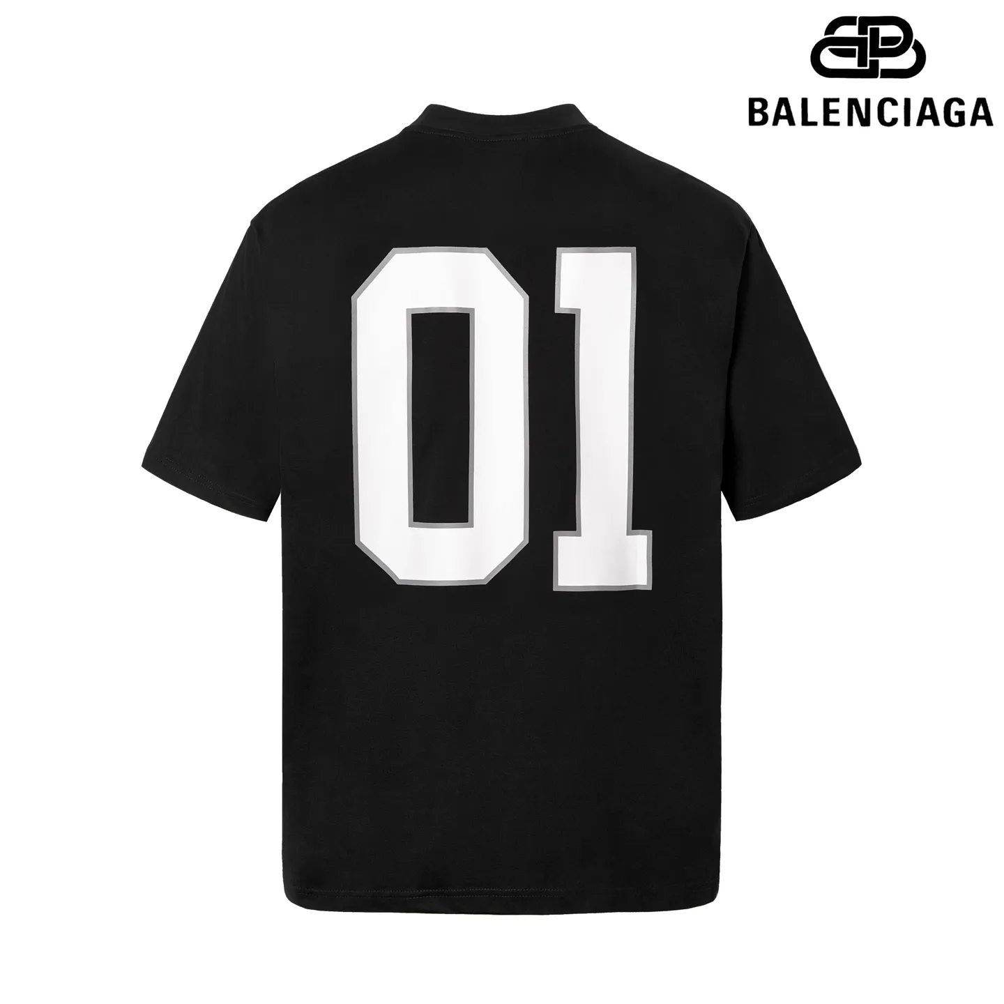 🅿️200 9180# Detailed picture Top version [[BALENCIA*GA] official website quality Paris new basketball jersey embroidered printed short-sleeved T-shirt OS version loose dropped shoulders Unisex fabric: 260 grams 100% cotton double yarn Process: embroidery printing on the front panel Car stamp in the lower left corner Back panel printing Garment washing Shape fixing Color: black white blue purple yellow Size: XS S M L