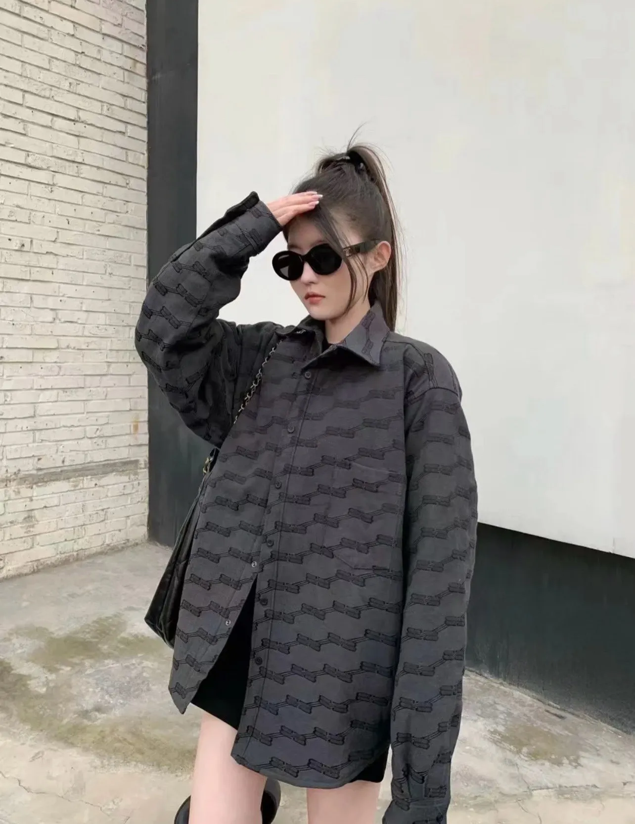 Balenciaga / Balenciaga Double B Lock Cotton Jacket Upper Body Consultationℹ️
