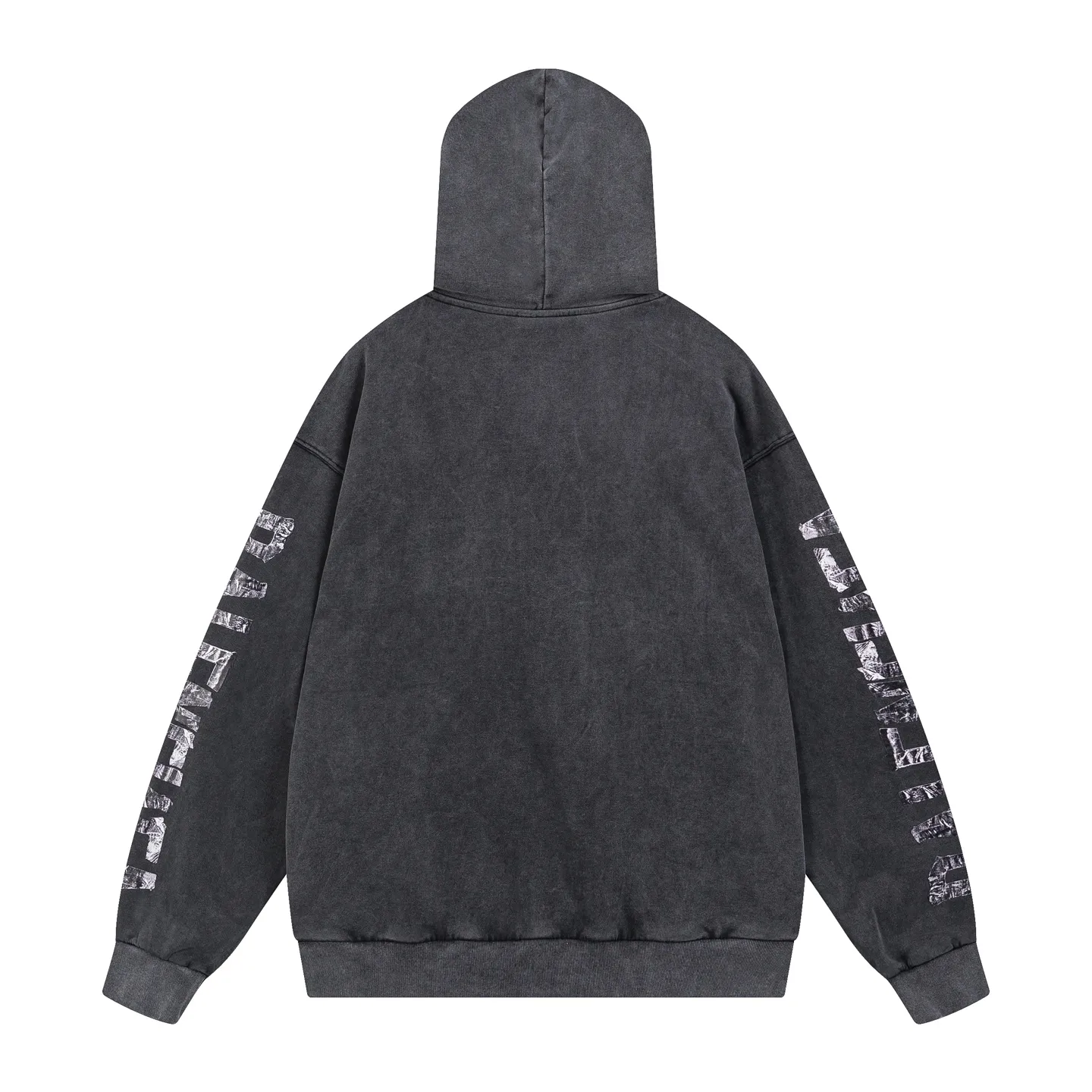 🅿️390 Detailed Picture [Top version. Official website quality] BALENCI*GA/Paris. 25ss latest model. Overweight craftsmanship. Masking tape direct-printing, LOGO embroidery on the front, open pockets on both sides, ready-to-wear hooded long-sleeved sweatshirt with washed distressing. The brick cabinets are synchronized. The fabric is made of Paris ZP custom-woven and dyed cotton sweatshirt. Weighing 460 grams, the cloth surface is clean. The cloth pattern is clear, soft and comfortable, and the threads are dyed with no color difference. The classic pattern is printed using computer direct printing. The front chest is embroidered using a computerized embroidery machine. The letters are clear and the effect is three-dimensional. Restored brick cabinets. Ready-made clothes washed and aged. Produced by ultra-heavy craftsmanship, the market currency is very different, welcome to compare. The version adopts OS loose shoulder design. The same style for men and women. Code: BL259971 Color: Washed Black Size: XS S M L