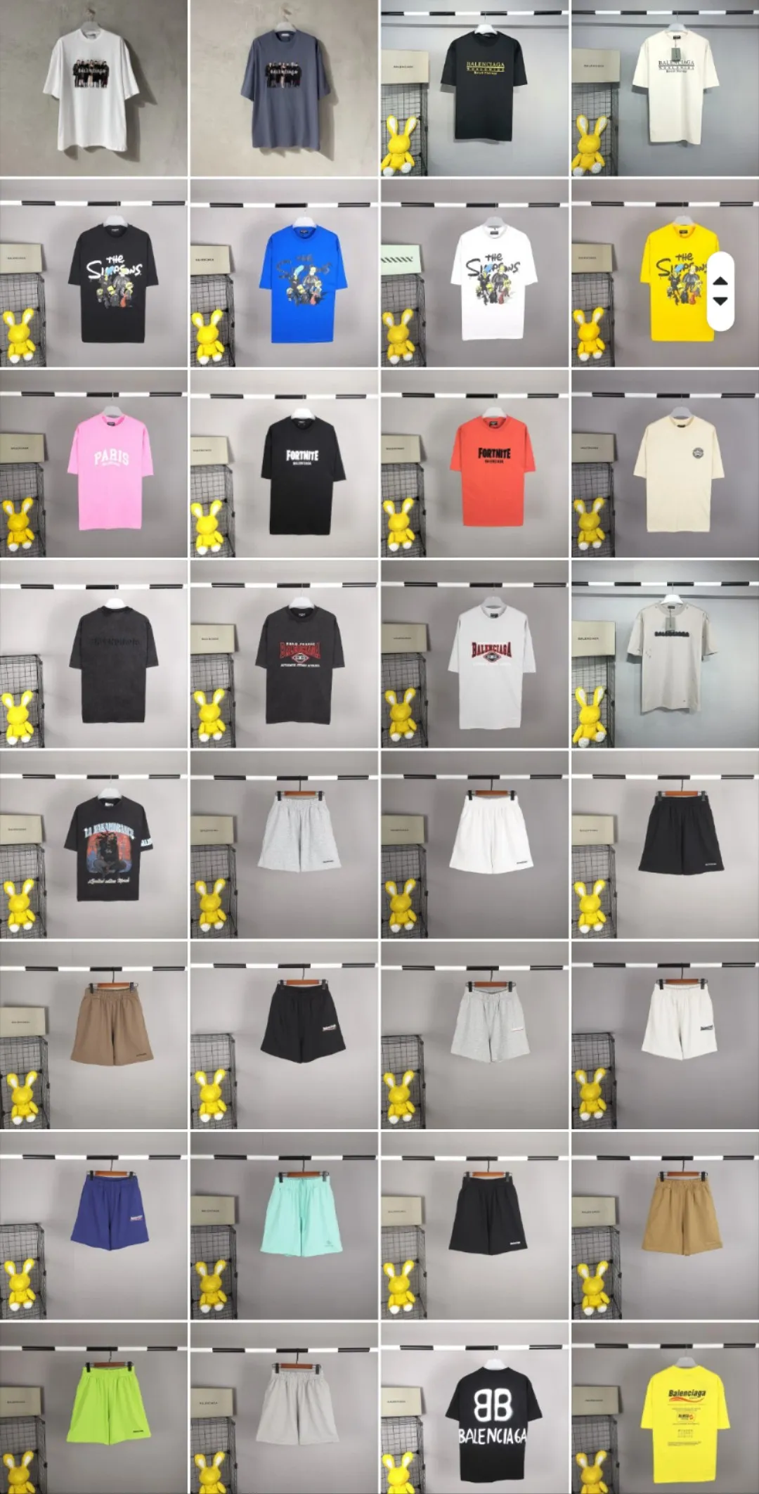 【BALENCIAGA】🏅Large collection of short sleeves. The models not seen in the photo album are all being updated. The top version, all ZP versions, are enough to compete with the so-called top versions in Quanzhou and Zhongshan. All fabrics of different colors are custom-woven and dyed, which can ensure no color difference. Washable labels are customized, and the printing process is all ZP synchronized. It’s full of details and will come with an envelope after everything is online.  Welcome to the leverage. PS: Based on the suggestions of many senior partners, from now on, the backgrounds of all product images will be changed. Chromatic aberration and exposure problems have been solved.