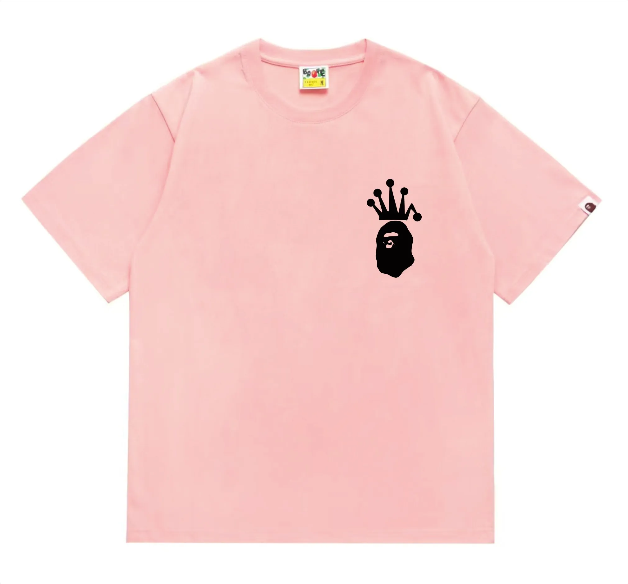 SC208#p110💰 (top version) BAPE×Stussy co-branded Stussy letter ape print T-shirt Made of 260 grams of high-quality high-weave pure cotton fabric, double yarn combed, soft texture and no pilling Imported environmentally friendly printing glue, bright and three-dimensional pattern, quality 💥Same style for men and women, the upper body is fashionable Color: black and yellow, gray and yellow, pink and yellow, red and yellow, white and yellow, black pink, gray powder, pink, red pink, white powder Black and white Gray and white Pink and white Red and white White and black Gray and black Pink and black Red and black Size: S M L XL XXL