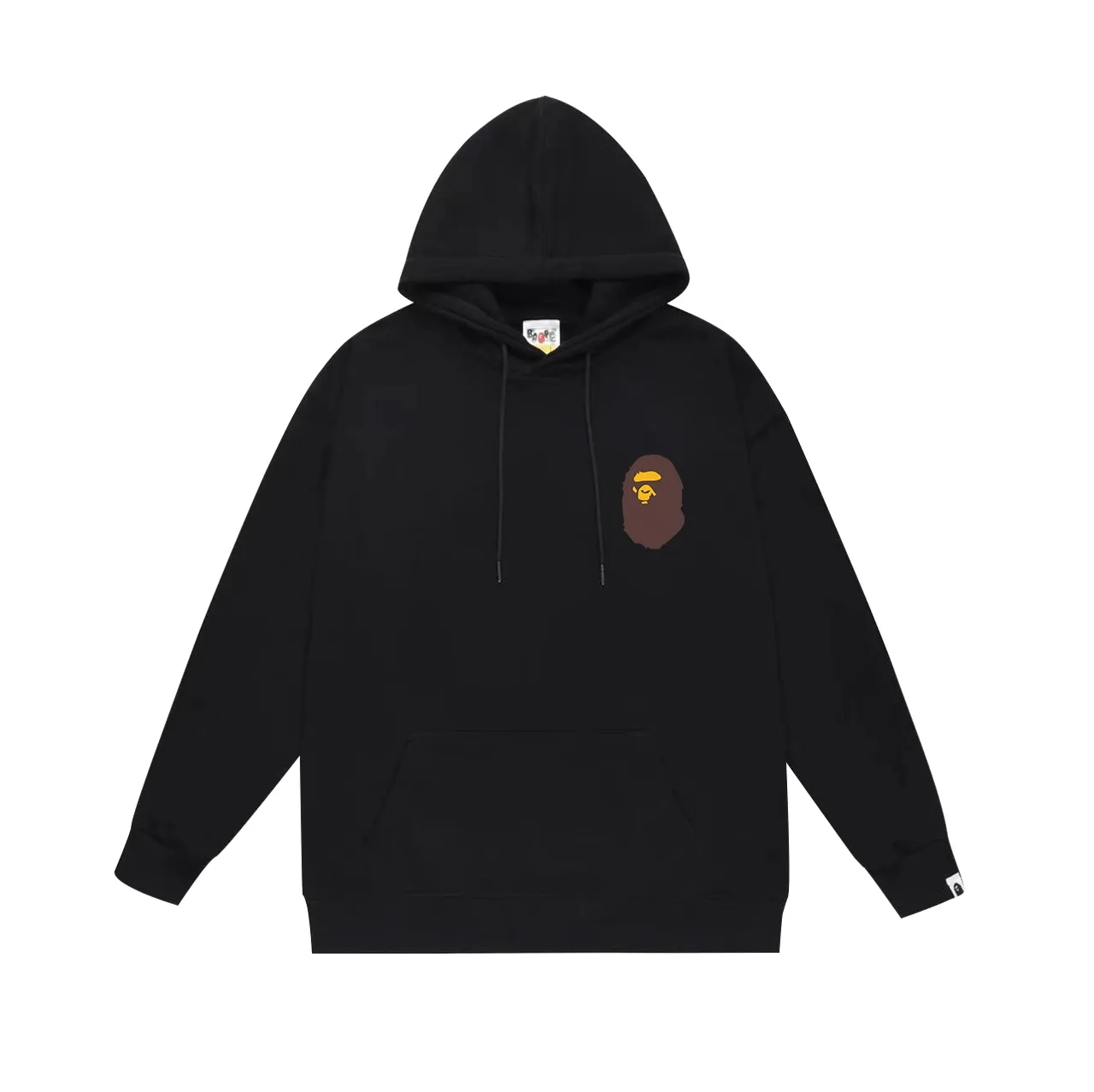 Model No. SC633#terry p160 plus velvet p180💰 (top version) BAPE back badge classic pattern double-sided printed hooded sweatshirt. Made of 380g large terry 430g silver fox velvet (drop shoulder large version) fabric. The texture is soft and non-pilling. Imported environmentally friendly printing glue. The pattern is bright and three-dimensional. Quality💥Same style for men and women. The upper body is trendy. Color: black white gray Size: S M L XL XXL