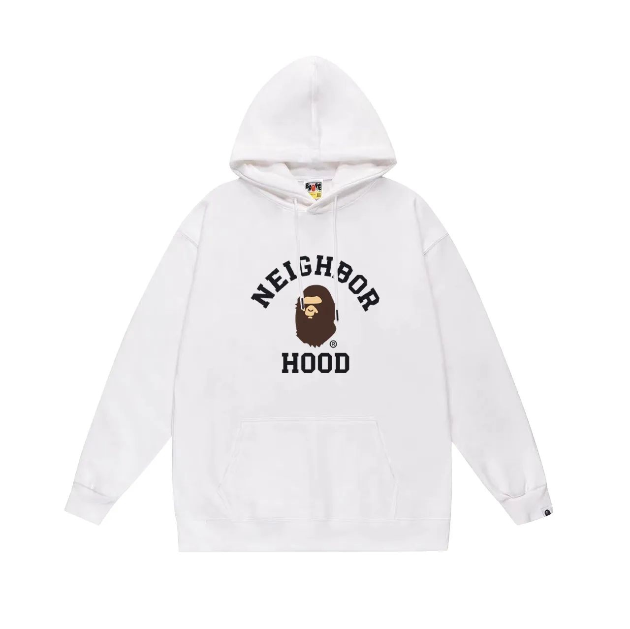 Model No. SC740# Terry p160 plus velvet 180💰 (top version) BAPE ape head letter printed hooded sweatshirt Made of 380 grams of large terry (drop shoulder large version) fabric, soft texture and no pilling Imported environmentally friendly printing glue The pattern is bright and three-dimensional Quality💥Same style for men and women The upper body is trendy Color: black white gray Size: S M L XL XXL