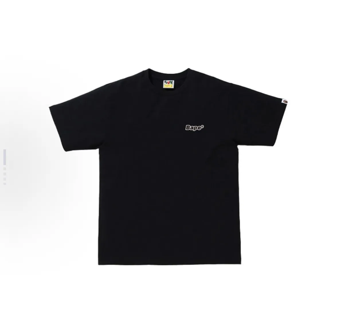 P110 001077 A BATHING APE BAPE Bicolor Bape Graffiti Tee two-color back graffiti printed round neck short-sleeved T-shirt, same style for men and women, size smlxlxxl, black and white