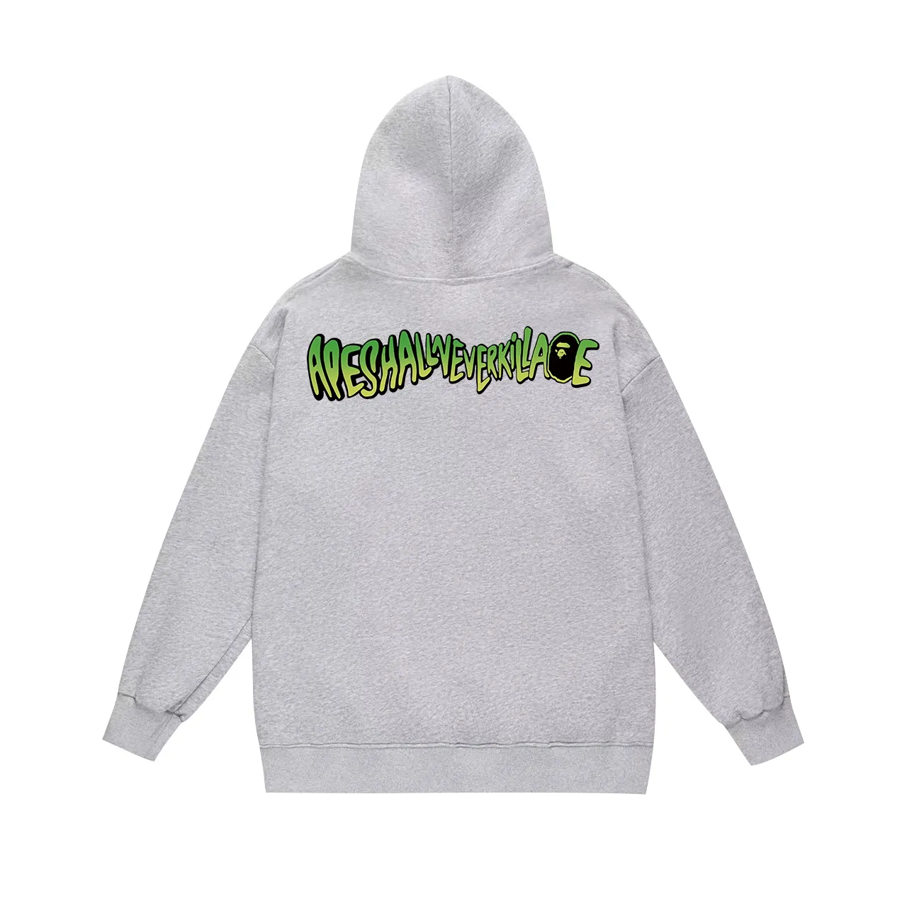 Model No. SC703# terry p160 plus velvet p180💰 (top version) BAPE camouflage car graffiti ape head letter printed hooded sweatshirt. Made of 380g large terry 430g silver fox velvet (drop shoulder large version) fabric. The texture is soft and non-pilling. Imported environmentally friendly printing glue. The pattern is bright and three-dimensional. Quality💥Same style for men and women. The upper body is trendy. Color: black white gray Size: S M L XL XXL