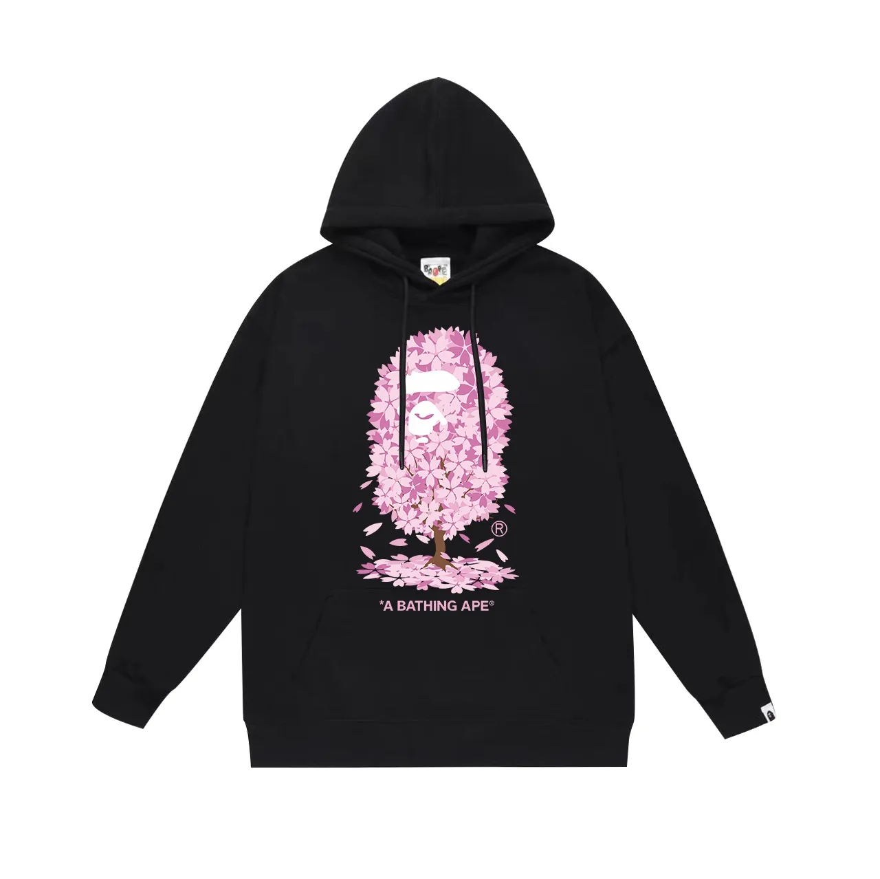 Model No. SC639# Terry p160 plus velvet p180💰 (top version) BAPE Sakura Tree second generation limited 2022ss printed hooded sweatshirt Made of 380g large terry 430g silver fox velvet (off-shoulder large version) fabric, soft texture and no pilling Imported environmentally friendly printing glue The pattern is bright and three-dimensional Quality 💥Same style for men and women The upper body is trendy Color: black white gray Size: S M L XL XXL