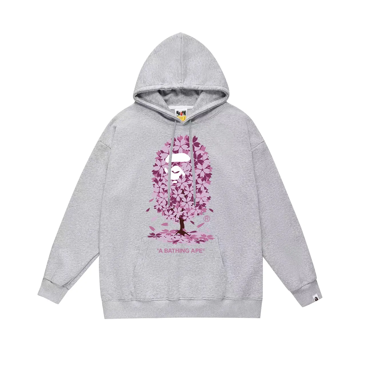 Model No. SC639# Terry p160 plus velvet p180💰 (top version) BAPE Sakura Tree second generation limited 2022ss printed hooded sweatshirt Made of 380g large terry 430g silver fox velvet (off-shoulder large version) fabric, soft texture and no pilling Imported environmentally friendly printing glue The pattern is bright and three-dimensional Quality 💥Same style for men and women The upper body is trendy Color: black white gray Size: S M L XL XXL