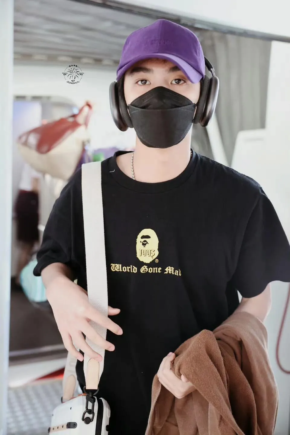 💰140 Bape Contrast Color Ape Head Letter Printing Linen Cotton 280g Customized Fabric Couple Style: S—XXL [Black Yellow White Green]