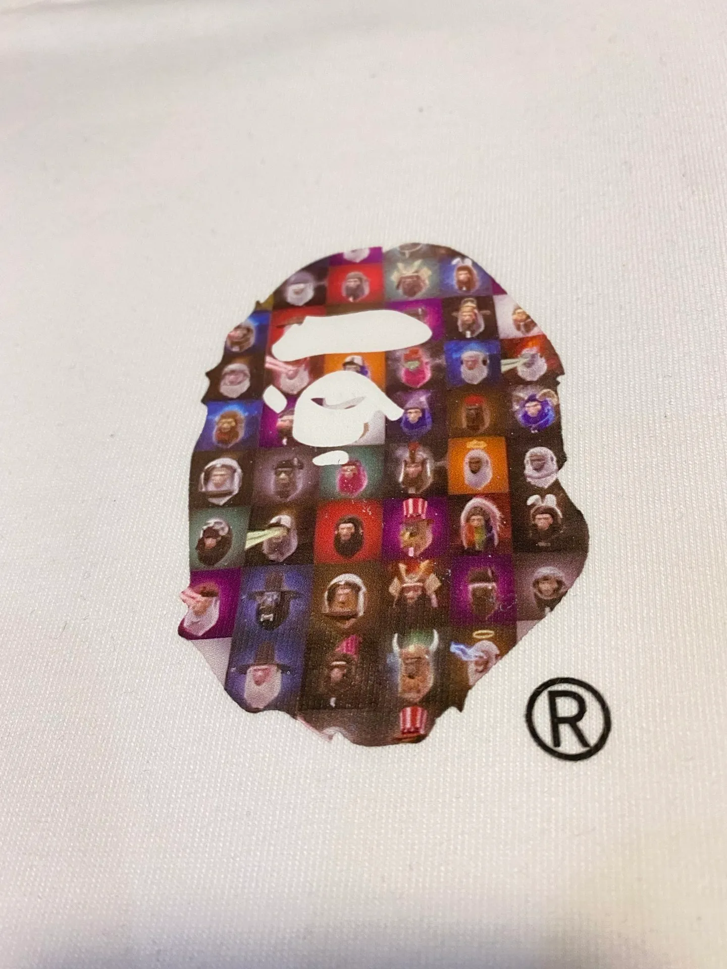 SC090#p110💰 (top version) BAPE Ape Universe NFT ape-man small head printed pattern short-sleeved T-shirt Made of 260 grams of high-quality high-weave pure cotton fabric, double yarn combed, soft texture without pilling, imported environmentally friendly printing glue, bright and three-dimensional pattern, quality 💥Same style for men and women, the upper body is fashionable Color: black green white green black red white red black blue white blue Size: S M L XL XXL