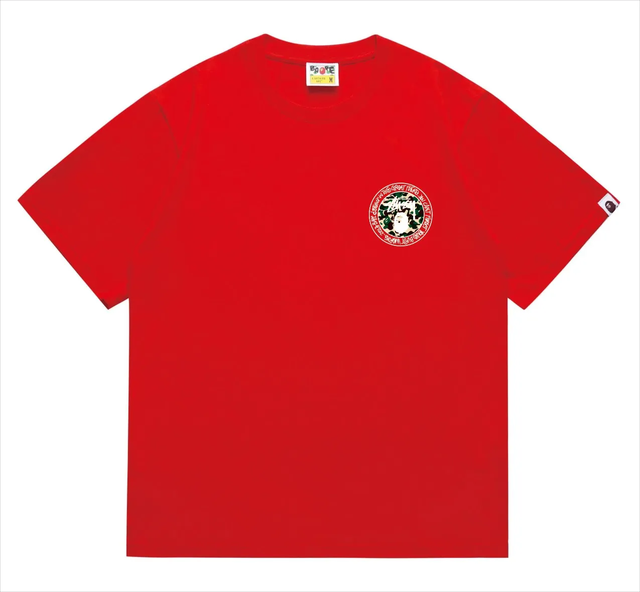 SC219#p110💰 (top version) BAPE×Stussy co-branded Stussy letter ape print T-shirt Made of 260 grams of high-quality high-weave pure cotton fabric, double yarn combed, soft texture without pilling, imported environmentally friendly printing glue, bright and three-dimensional pattern, quality 💥Same style for men and women, the upper body is fashionable Color: black and white print, gray and white print, pink and white print, red and white print, white and black print, gray and black print, red and black print Pink and black print Size: S M L XL XXL