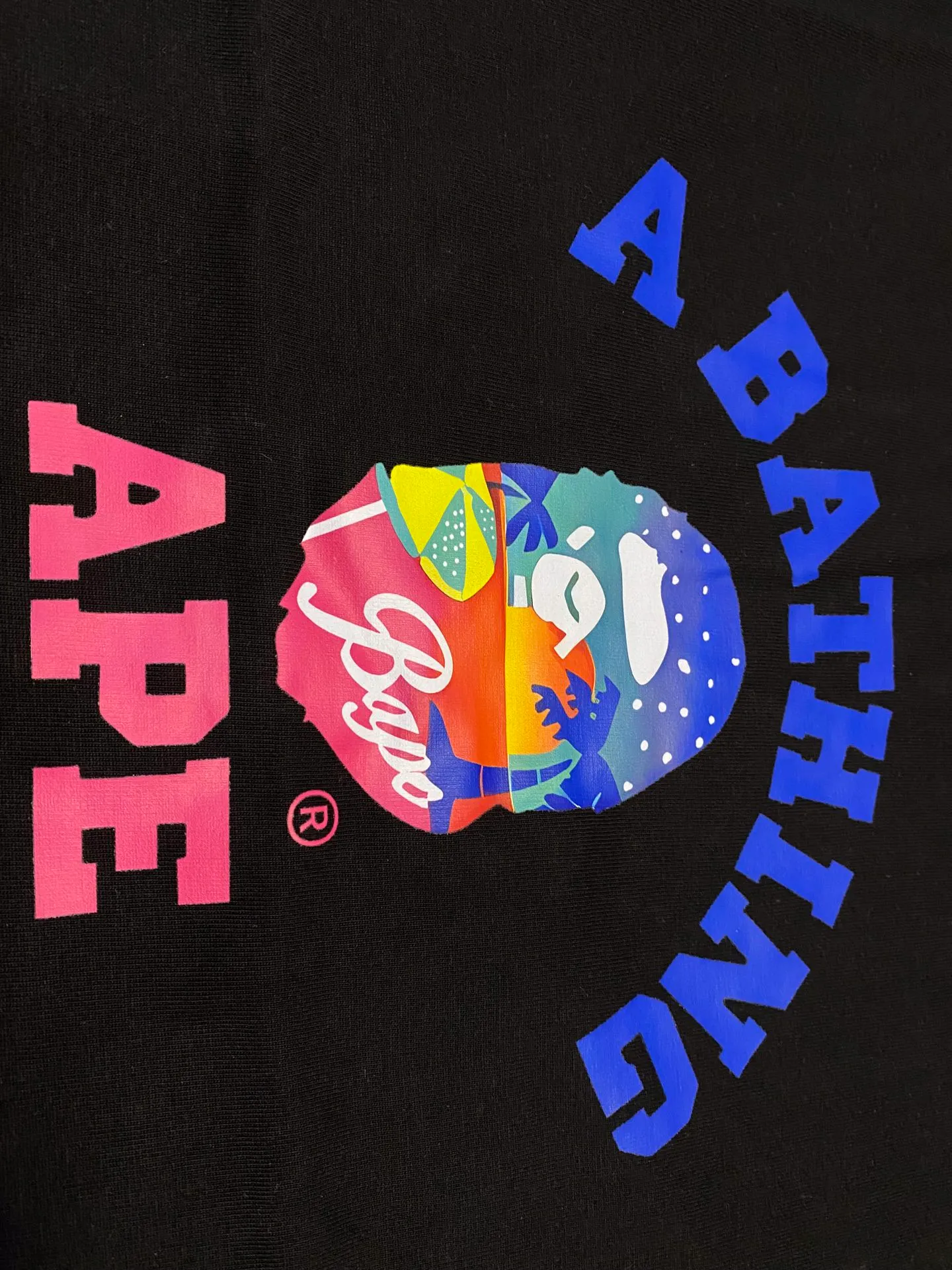 SC125#p110💰 (top version) BAPE ape head letter printed short-sleeved T-shirt Made of 260 grams of high-quality high-weave pure cotton fabric, double yarn combed, soft texture and no pilling Imported environmentally friendly printing glue, bright and three-dimensional pattern, quality 💥Same style for men and women, the upper body is fashionable Color: black white Size: S M L XL XXL