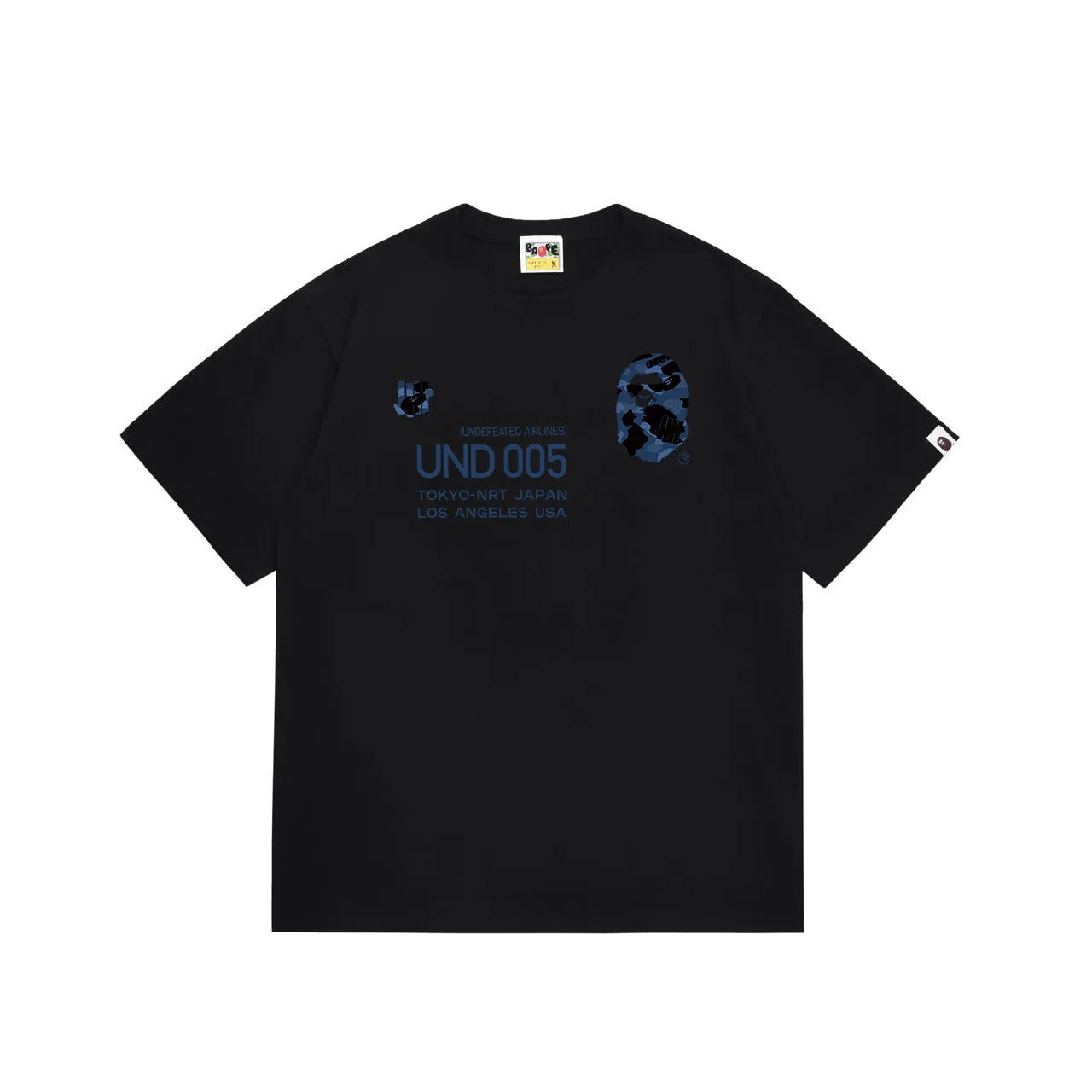 SC1010#p110💰 (top version) BAPE uses 260 grams of high-quality high-weave pure cotton fabric, double yarn combed, soft texture and no pilling, imported environmentally friendly printing glue, bright and three-dimensional pattern, quality 💥Same style for men and women, the upper body is fashionable Color: black white Size: S M L XL XXL