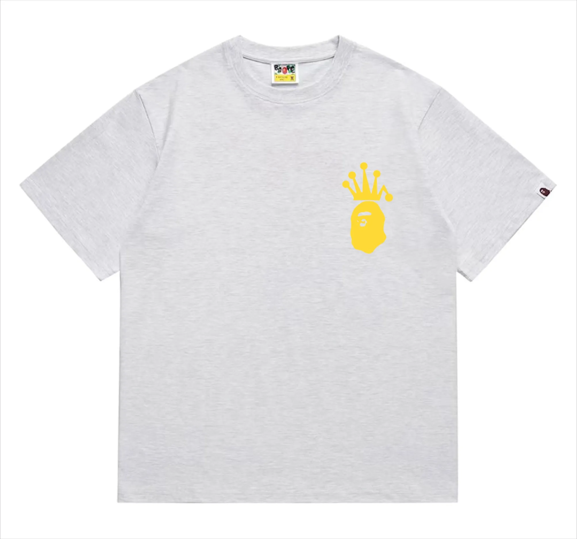 SC208#p110💰 (top version) BAPE×Stussy co-branded Stussy letter ape print T-shirt Made of 260 grams of high-quality high-weave pure cotton fabric, double yarn combed, soft texture and no pilling Imported environmentally friendly printing glue, bright and three-dimensional pattern, quality 💥Same style for men and women, the upper body is fashionable Color: black and yellow, gray and yellow, pink and yellow, red and yellow, white and yellow, black pink, gray powder, pink, red pink, white powder Black and white Gray and white Pink and white Red and white White and black Gray and black Pink and black Red and black Size: S M L XL XXL
