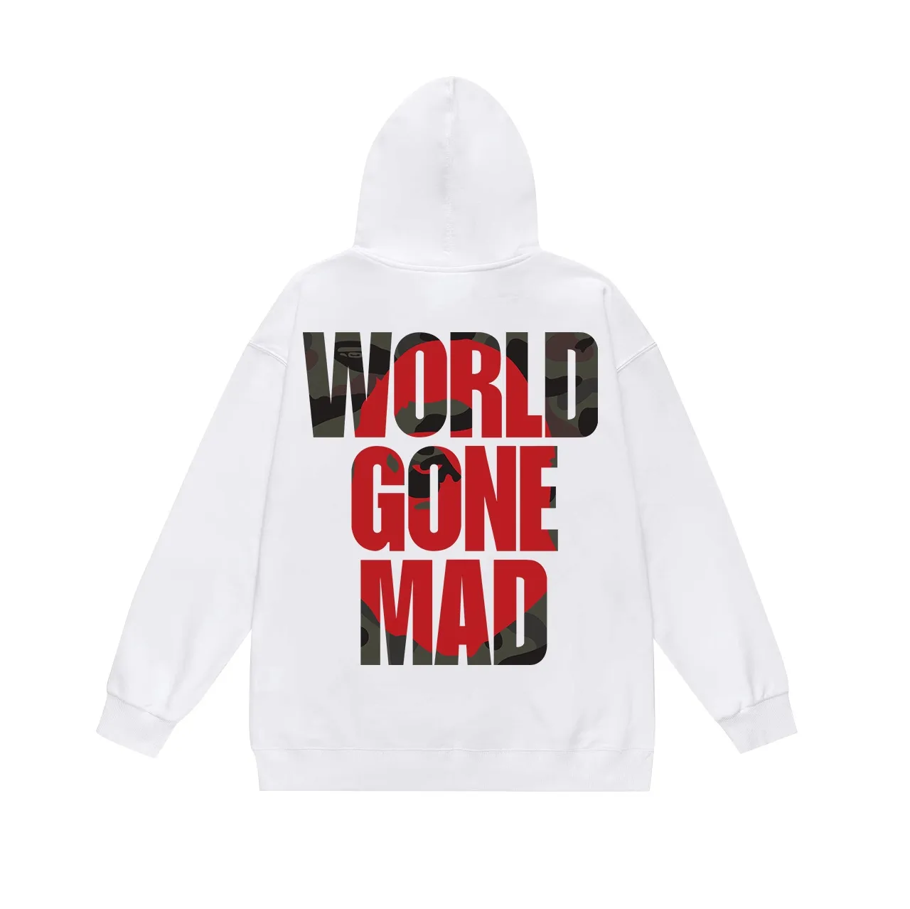 Model No. SC652#terry p160 plus velvet p180💰 (top version) BAPE ape head letter printed hooded sweatshirt. Made of 380g large terry 430g silver fox velvet (drop shoulder large version) fabric. The texture is soft and non-pilling. Imported environmentally friendly printing glue. The pattern is bright and three-dimensional. Quality💥Same style for men and women. The upper body is trendy. Color: black white gray Size: S M L XL XXL