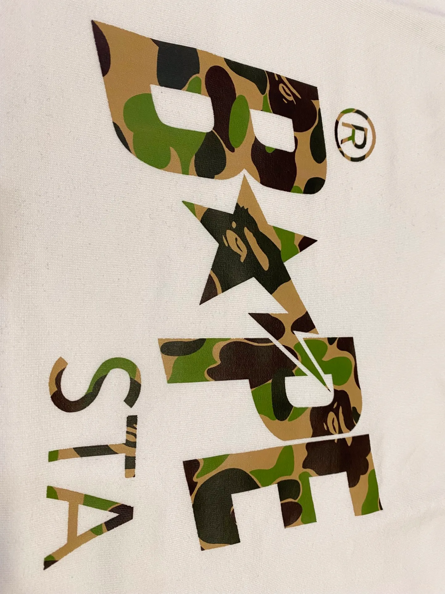 SC116#p110💰 (top version) BAPE camouflage star letter printed short-sleeved T-shirt Made of 260 grams of high-quality high-weave pure cotton fabric, double yarn combed, soft texture and no pilling Imported environmentally friendly printing glue, bright and three-dimensional pattern, quality 💥Same style for men and women, the upper body is fashionable Color: black white Size: S M L XL XXL