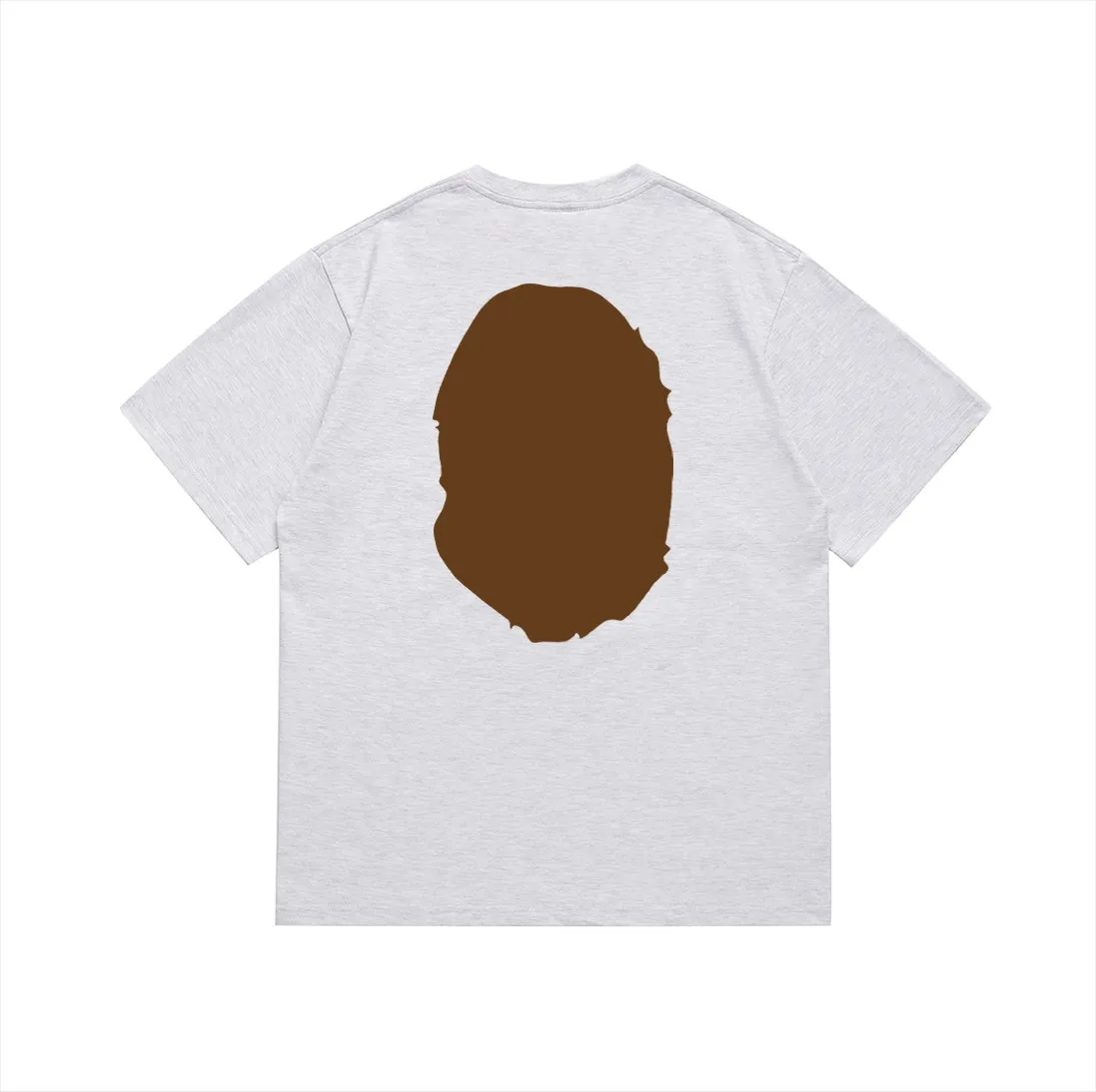 SC175#p110💰 (Top version) BAPE classic front and back great ape head printed short-sleeved T-shirt Made of 260 grams of high-quality high-weave pure cotton fabric, double yarn combed, soft texture without pilling, imported environmentally friendly printing glue, bright and three-dimensional pattern, quality 💥unisex style, the upper body is trendy Color: black, white, apricot, green, red, purple, pink, dark gray, coffee, fluorescent green, floral gray, grass green, raspberry Burgundy Lake Blue Sky Blue Khaki Navy Blue Klein Blue Dragon Fruit Color Size: S M L XL XXL