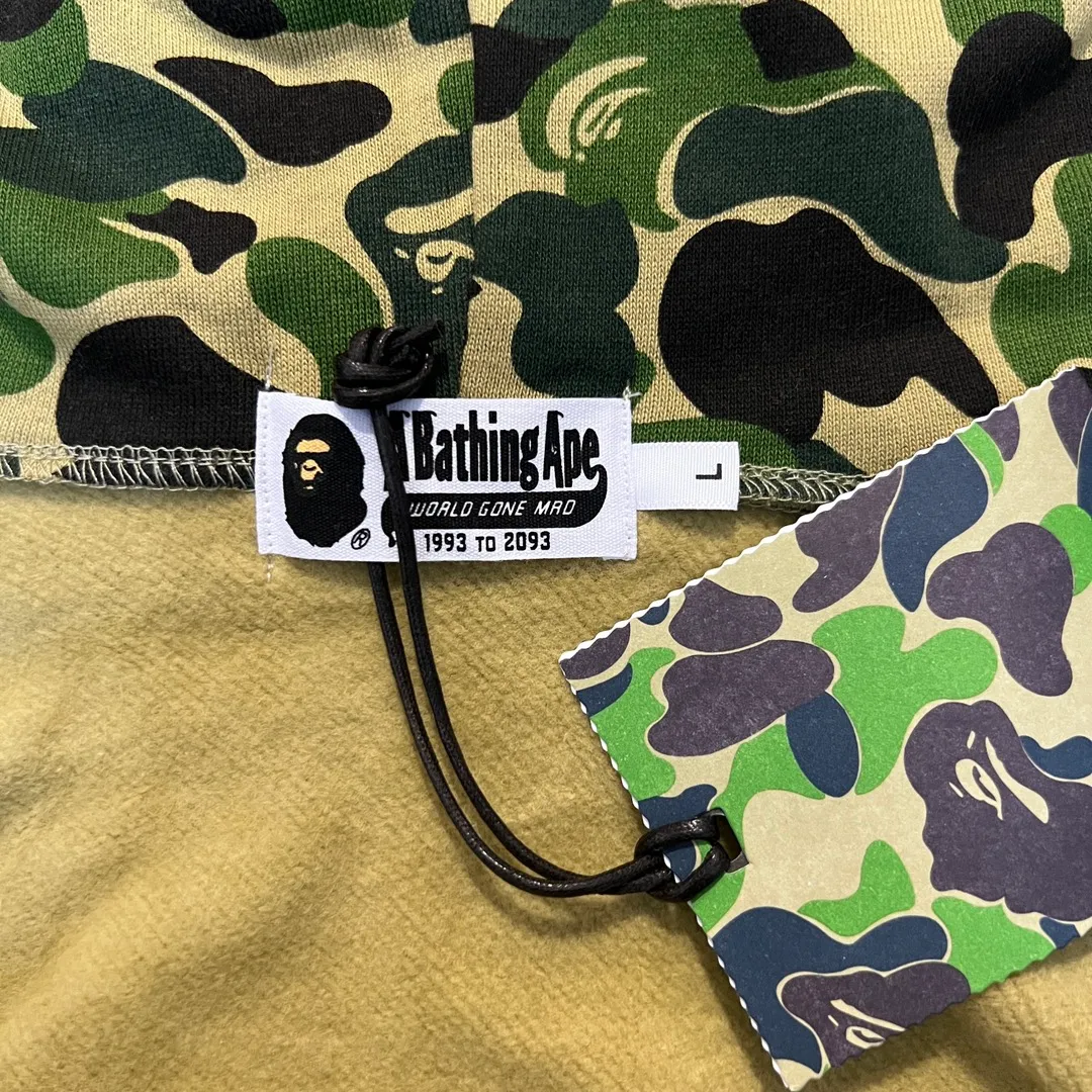💰380 BAPE abc camo shark 980g pure cotton custom fabric See details for guaranteed goods Couple model: S—XXL [Blue Green Pink]