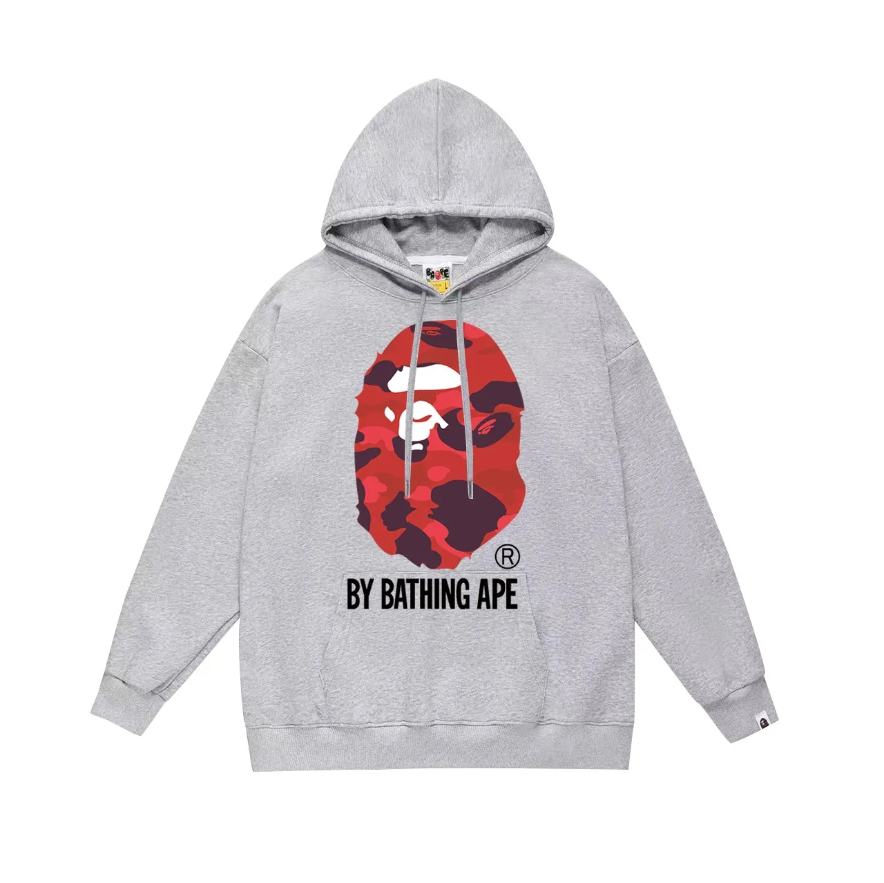 Model No. SC755# Terry p160 plus velvet 180💰 (top version) BAPE multi-color ape head pattern printed hooded sweatshirt. Made of 380g large terry (drop shoulder large version) fabric, soft texture and no pilling. Imported environmentally friendly printing glue. Bright and three-dimensional pattern. Quality💥Same style for men and women. The upper body is trendy. Colors: black and purple, white and purple, gray and purple, black and red, white and red, gray and red, black and white pink. Gray pink Black green White green Gray green Black blue White blue Gray blue Size: S M L XL XXL