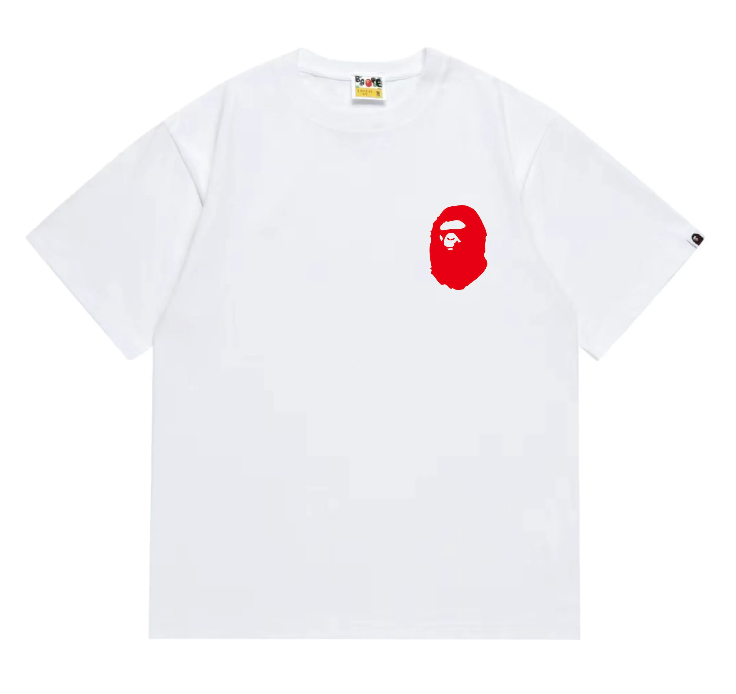 SC215#p110💰 (top version) BAPE×Stussy co-branded Stussy letter ape print T-shirt Made of 260 grams of high-quality high-weave pure cotton fabric, double yarn combed, soft texture without pilling, imported environmentally friendly printing glue, bright and three-dimensional pattern, quality 💥Same style for men and women, the upper body is fashionable Color: black and red print, white and red print, gray and red print, pink print, black and white print, gray and white print, pink and white print Red and white printing White and black printing Gray and black printing Red and black printing Pink and black printing Size: S M L XL XXL