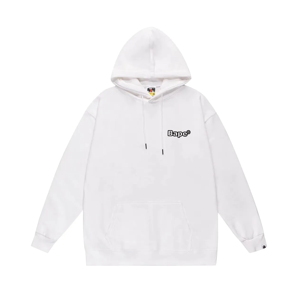 Model No. SC655# Terry p160 plus velvet p180💰 (top version) BAPE hooded sweatshirt with ape head letters graffiti logo printing on the back. Made of 380g large terry 430g silver fox velvet (drop shoulder large version) fabric. The texture is soft and non-pilling. Imported environmentally friendly printing glue. The pattern is bright and three-dimensional. Quality💥Same style for men and women. The upper body is trendy. Color: black white gray Size: S M L XL XXL