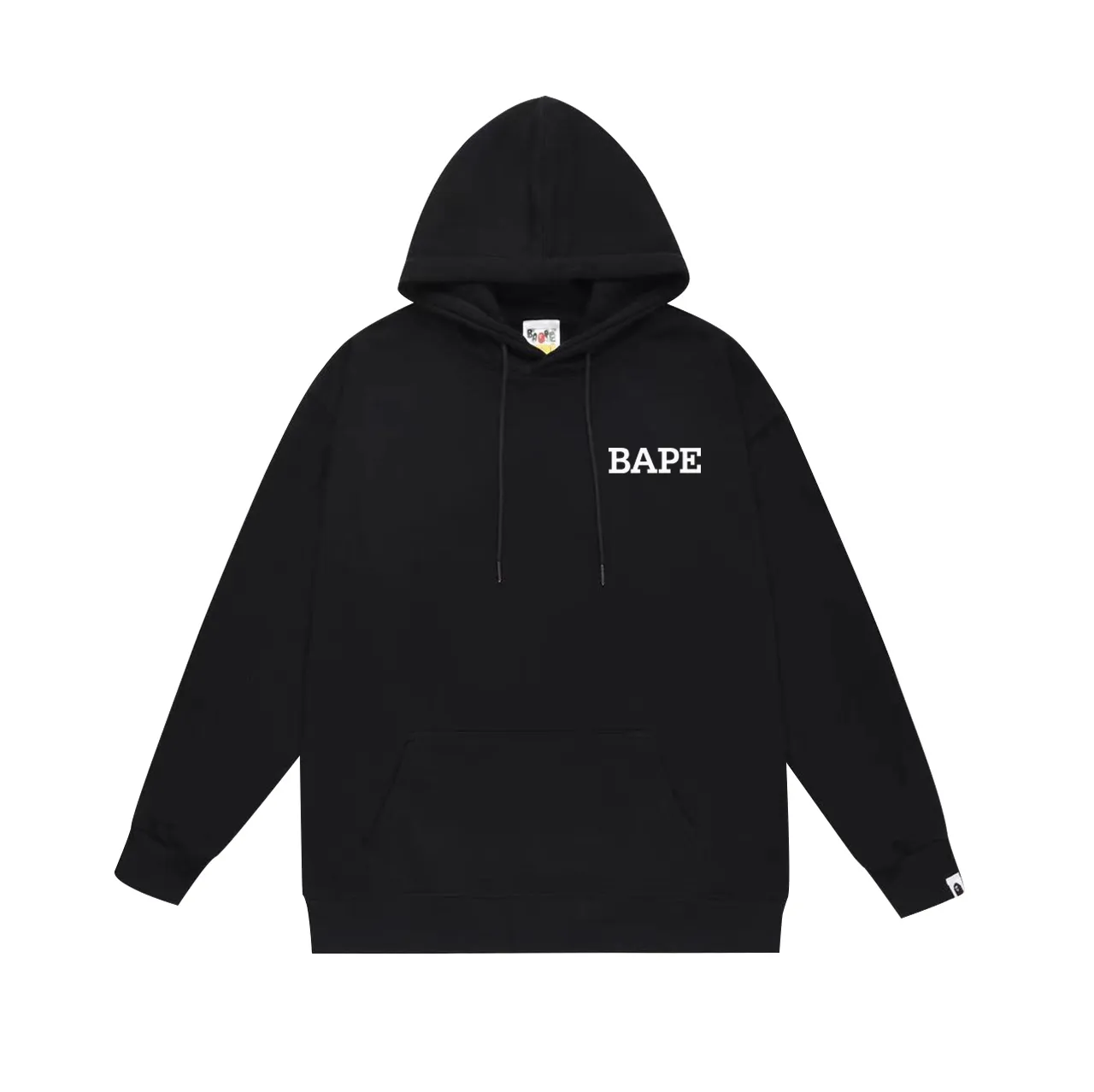 Model No. SC676# terry p160 plus velvet p180💰 (top version) BAPE ape head contrast letter printed round neck sweatshirt. Made of 380g large terry 430g silver fox velvet (drop shoulder large version) fabric. The texture is soft and non-pilling. Imported environmentally friendly printing glue. The pattern is bright and three-dimensional. Quality💥Same style for men and women. The upper body is trendy. Color: black white gray Size: S M L XL XXL