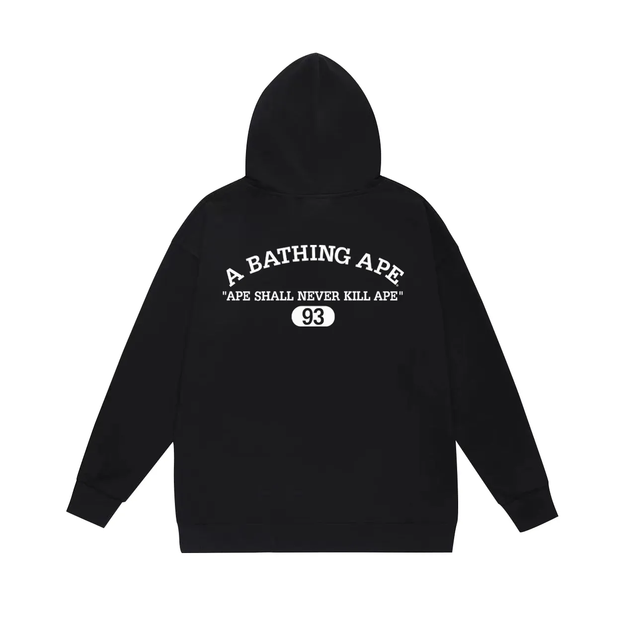 Model No. SC676# terry p160 plus velvet p180💰 (top version) BAPE ape head contrast letter printed round neck sweatshirt. Made of 380g large terry 430g silver fox velvet (drop shoulder large version) fabric. The texture is soft and non-pilling. Imported environmentally friendly printing glue. The pattern is bright and three-dimensional. Quality💥Same style for men and women. The upper body is trendy. Color: black white gray Size: S M L XL XXL
