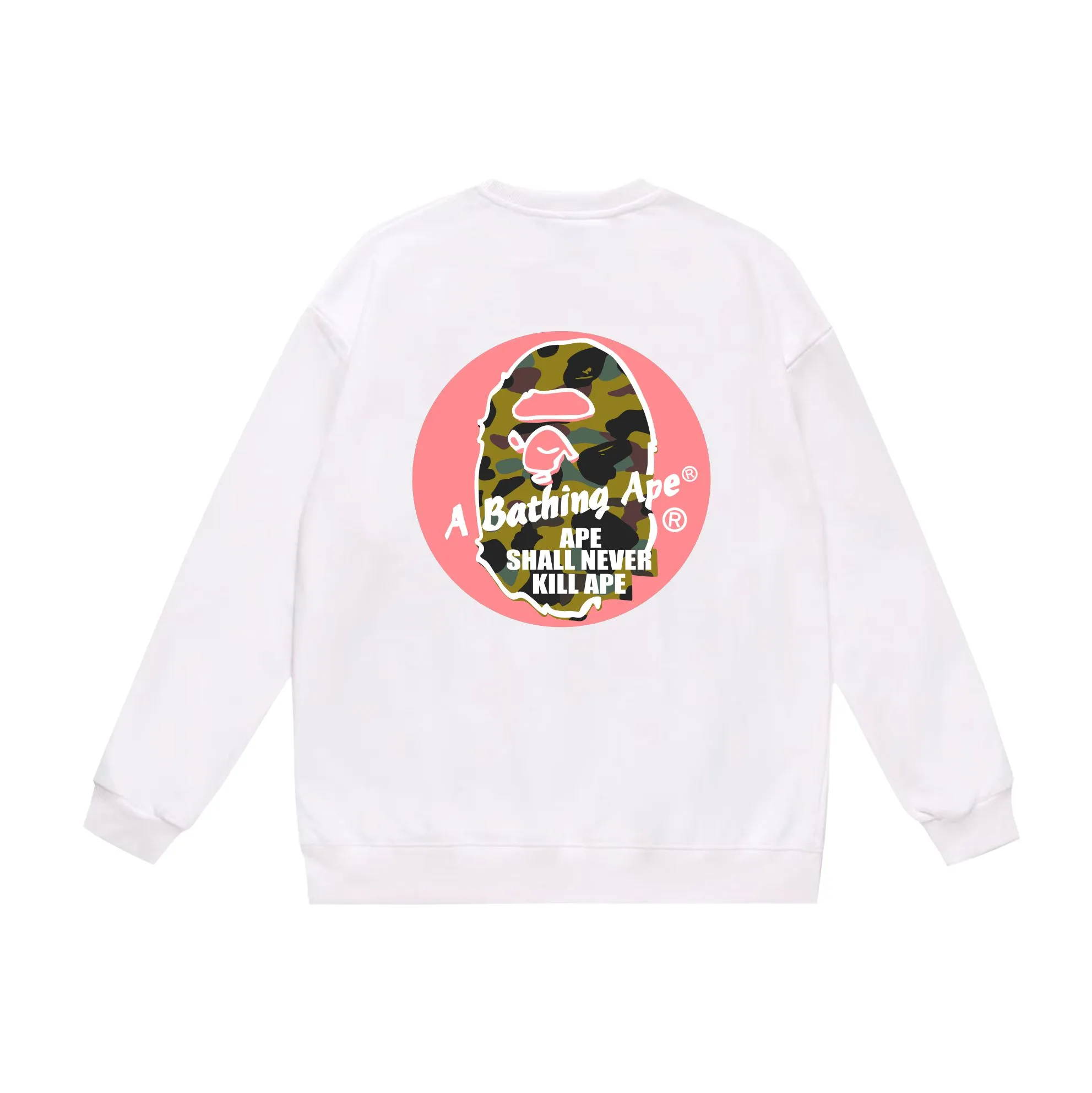 P150 model number SC505# terry 75 plus velvet 80 (top version) BAPE×STUSSY co-branded Stussy letter round neck sweatshirt Made of 350g large terry (drop shoulder large version) fabric, soft and non-pilling, imported environmentally friendly printing glue, bright and three-dimensional pattern, quality 💥Same style for men and women, the upper body is fashionable Color: black and blue, white and blue, gray and blue, black and red, white and red, gray and red Size: S M L XL XXL