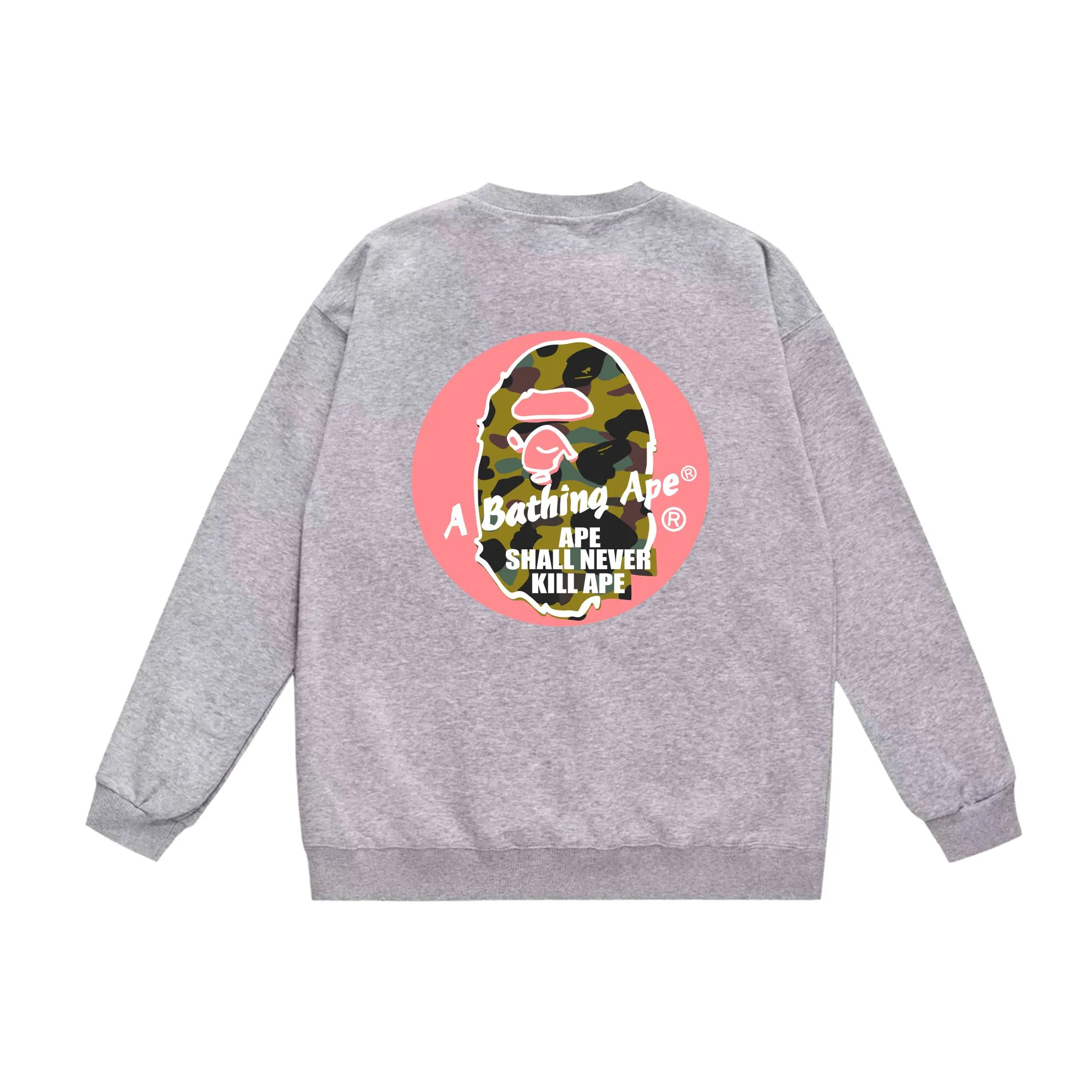 P150 model number SC505# terry 75 plus velvet 80 (top version) BAPE×STUSSY co-branded Stussy letter round neck sweatshirt Made of 350g large terry (drop shoulder large version) fabric, soft and non-pilling, imported environmentally friendly printing glue, bright and three-dimensional pattern, quality 💥Same style for men and women, the upper body is fashionable Color: black and blue, white and blue, gray and blue, black and red, white and red, gray and red Size: S M L XL XXL