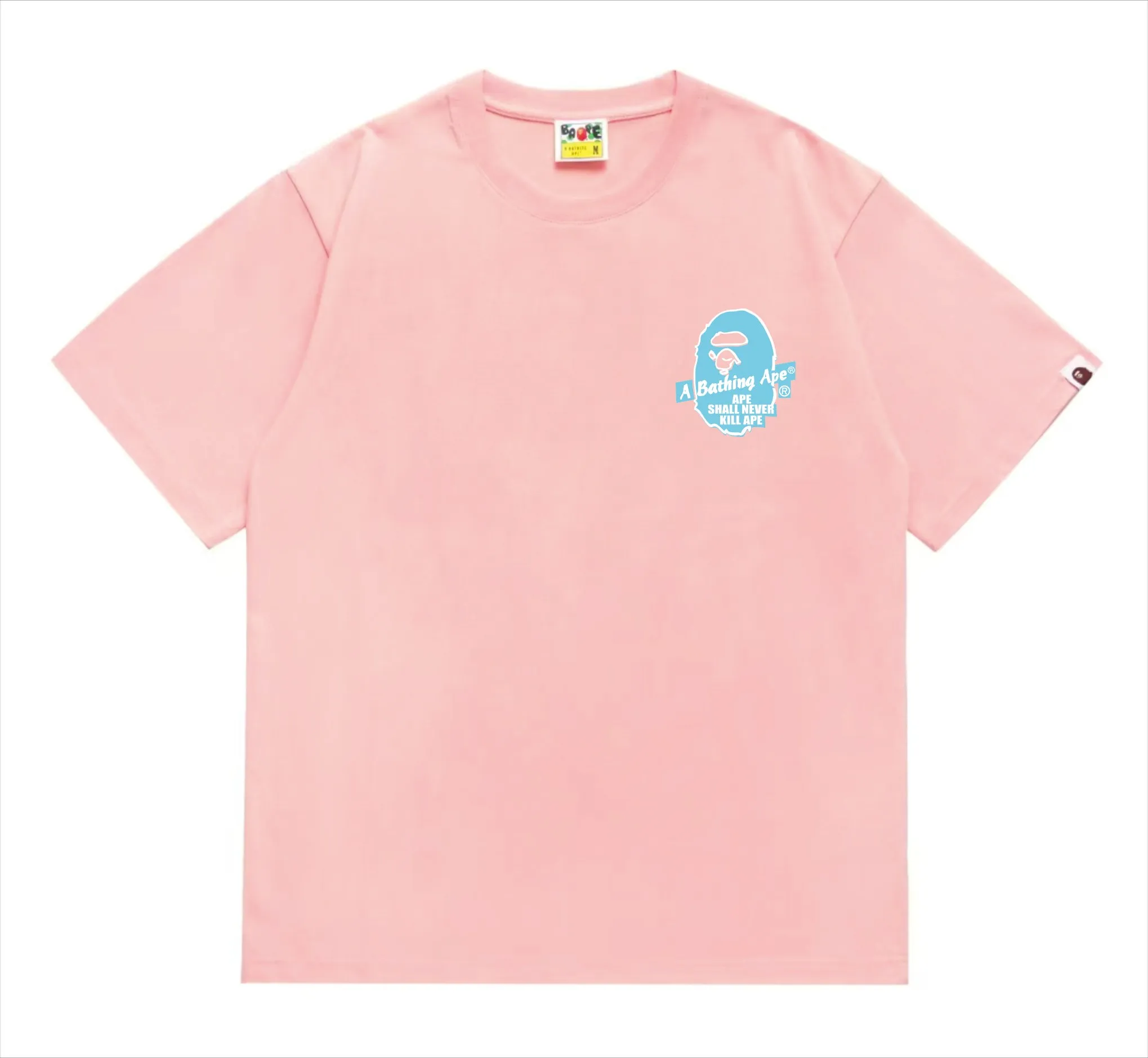 SC205#p110💰 (top version) BAPE×Stussy co-branded Stussy letter ape print T-shirt Made of 260 grams of high-quality high-weave pure cotton fabric, double yarn combed, soft texture without pilling, imported environmentally friendly printing glue, bright and three-dimensional pattern, quality 💥Same style for men and women, the upper body is fashionable Color: black and blue, gray and blue, pink and blue, red and blue, white and blue, white pink, gray pink, pink, red pink, black pink Size: S M L XL XXL