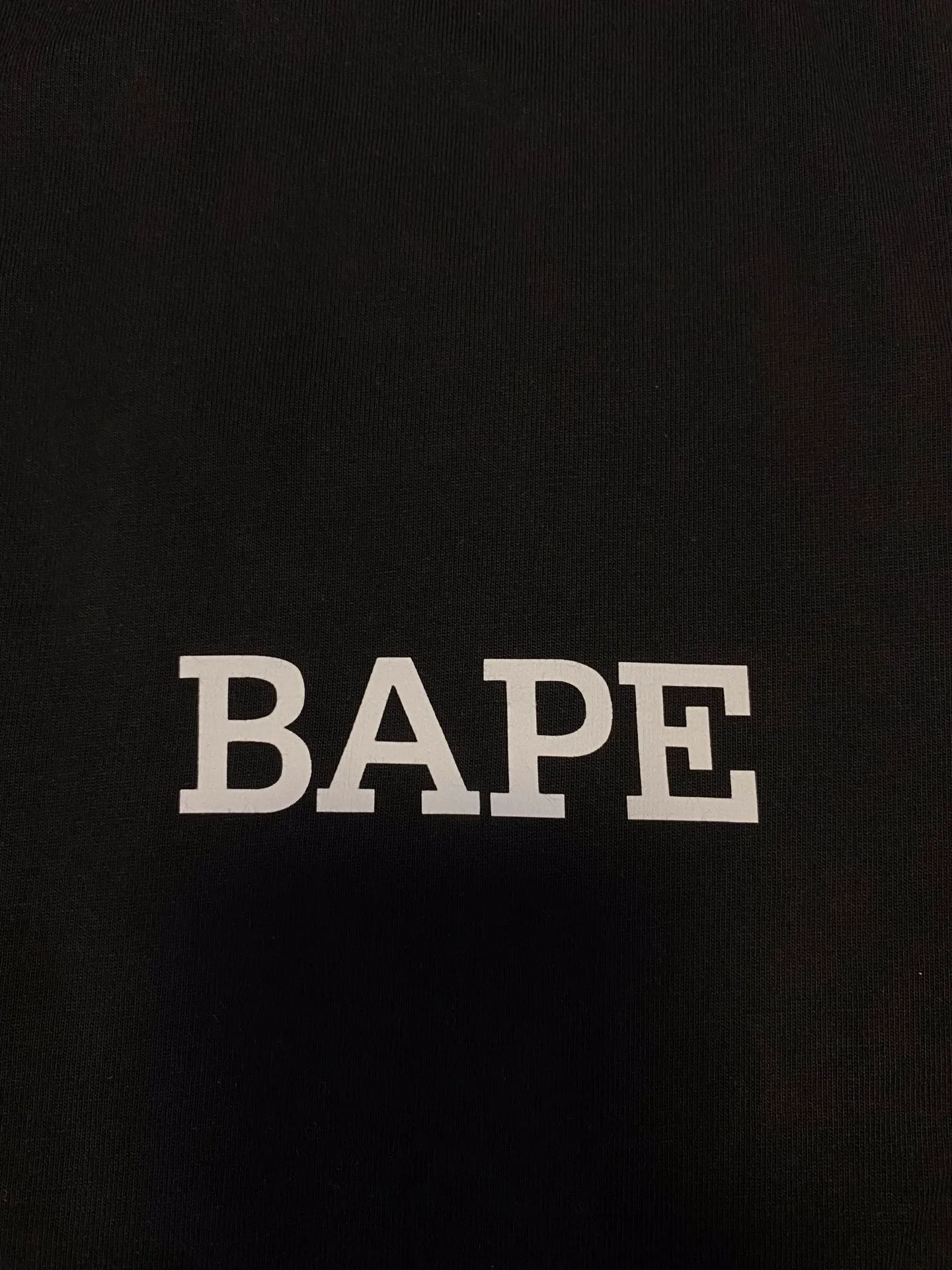 SC076#p110💰 (Top version) BAPE ape head contrast letter printed short-sleeved T-shirt Made of 260 grams of high-quality high-weave pure cotton fabric, double yarn combed, soft texture without pilling, imported environmentally friendly printing glue, bright and three-dimensional pattern, quality 💥Same style for men and women, the upper body is fashionable Color: black white Size: S M L XL XXL