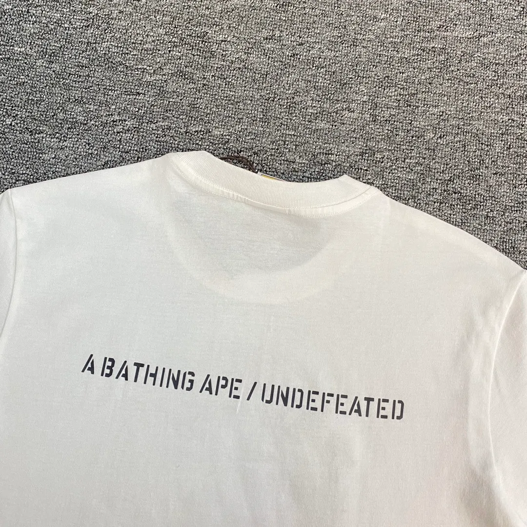 💰140 Bape✖️UNDFATED joint green camouflage great ape custom fabric 280g couple model: S-XXL [black white]
