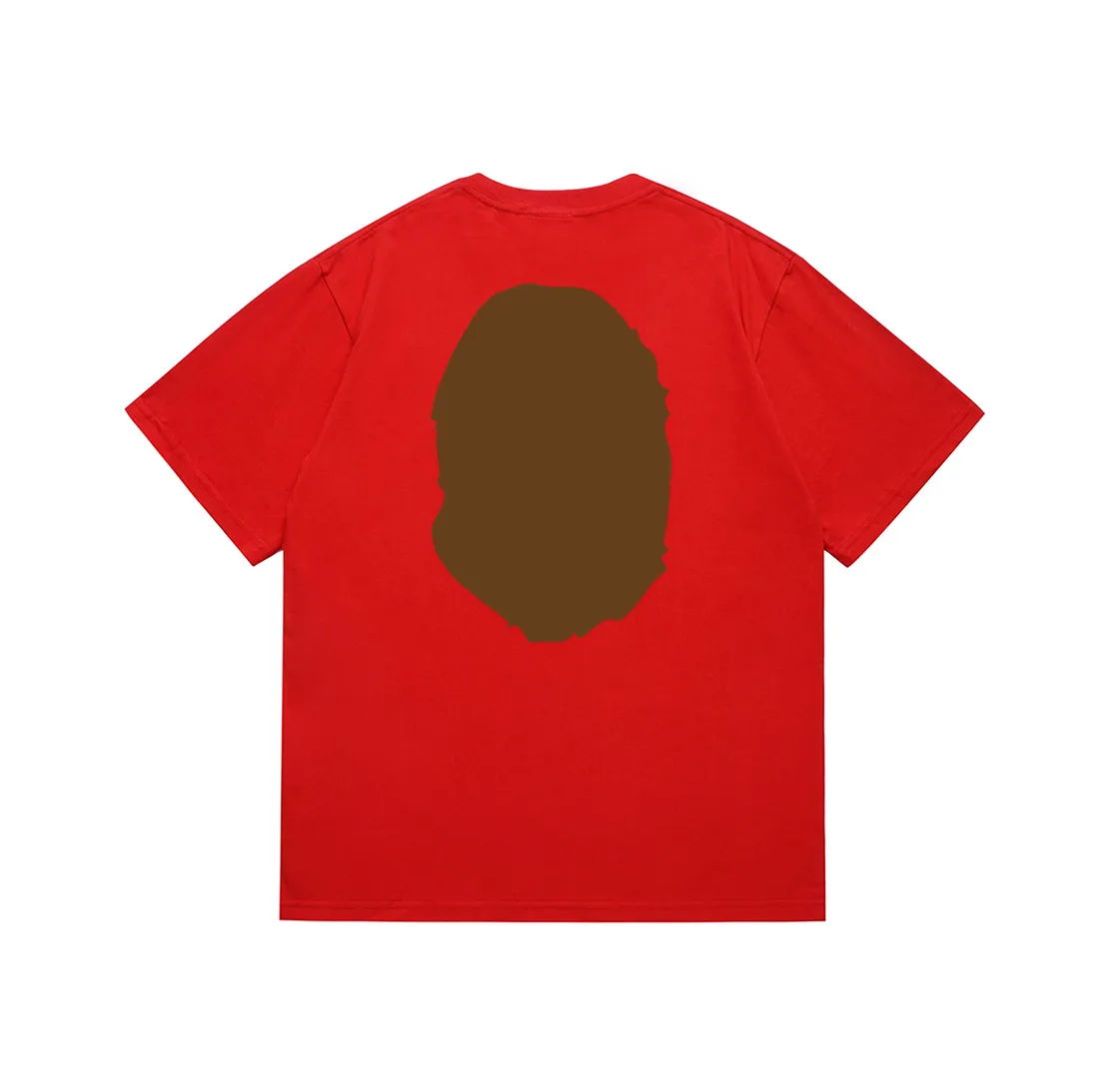 SC175#p110💰 (Top version) BAPE classic front and back great ape head printed short-sleeved T-shirt Made of 260 grams of high-quality high-weave pure cotton fabric, double yarn combed, soft texture without pilling, imported environmentally friendly printing glue, bright and three-dimensional pattern, quality 💥unisex style, the upper body is trendy Color: black, white, apricot, green, red, purple, pink, dark gray, coffee, fluorescent green, floral gray, grass green, raspberry Burgundy Lake Blue Sky Blue Khaki Navy Blue Klein Blue Dragon Fruit Color Size: S M L XL XXL