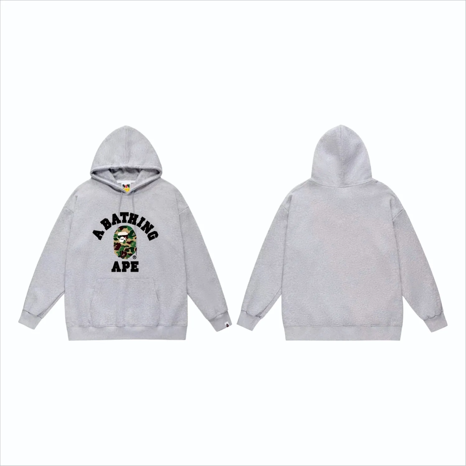P160 model number SC866# terry 80 plus velvet 90 (top version) BAPE ape head classic letter camouflage printed hooded sweatshirt. Made of 380 grams of large terry (drop shoulder large version) fabric. The texture is soft and does not pill. Imported environmentally friendly printing glue. The pattern is bright and three-dimensional. Quality 💥Same style for men and women. The upper body is trendy. Colors: black and blue, white and blue, gray and blue, black and pink, white and gray, black and green, white and green, gray and green. Size: S M L XL XXL