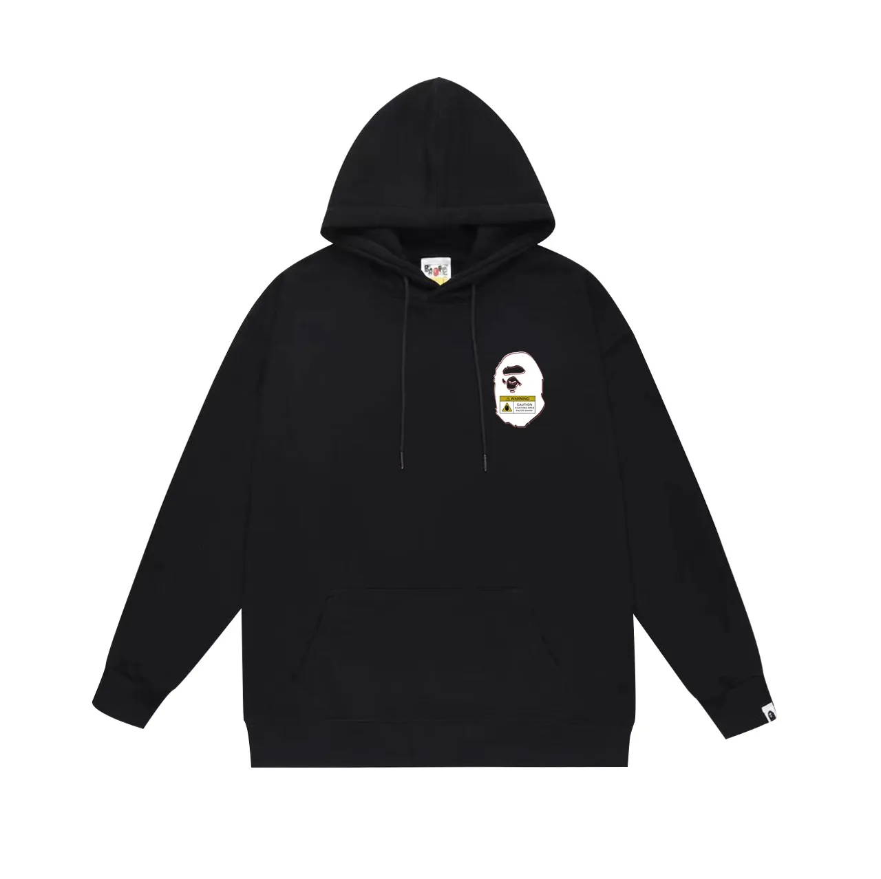 Model number SC631#terry p160 plus velvet p180💰 (top version) BAPE✖️GENERAL SPLAY camouflage ape head general double-sided printed hooded sweatshirt. Made of 380g large terry 430g silver fox velvet (drop shoulder large version) fabric. The texture is soft and non-pilling. Imported environmentally friendly printing glue. The pattern is bright and three-dimensional. Quality💥Same style for men and women. The upper body is trendy. Color: black white gray Size: S M L XL XXL