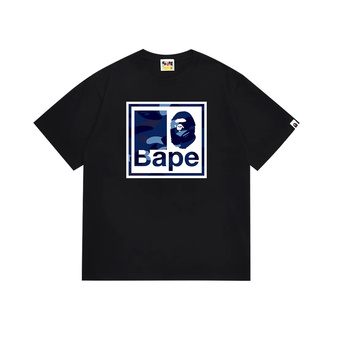 SC106#p110💰 (top version) BAPE camouflage ape head letter printed short-sleeved T-shirt Made of 260 grams of high-quality high-weave pure cotton fabric, double yarn combed, soft and non-pilling texture, imported environmentally friendly printing glue, bright and three-dimensional pattern, quality 💥Same style for men and women, the upper body is fashionable Color: black and purple, white and purple, black and blue, white and blue, black and red, white and red Size: S M L XL XXL