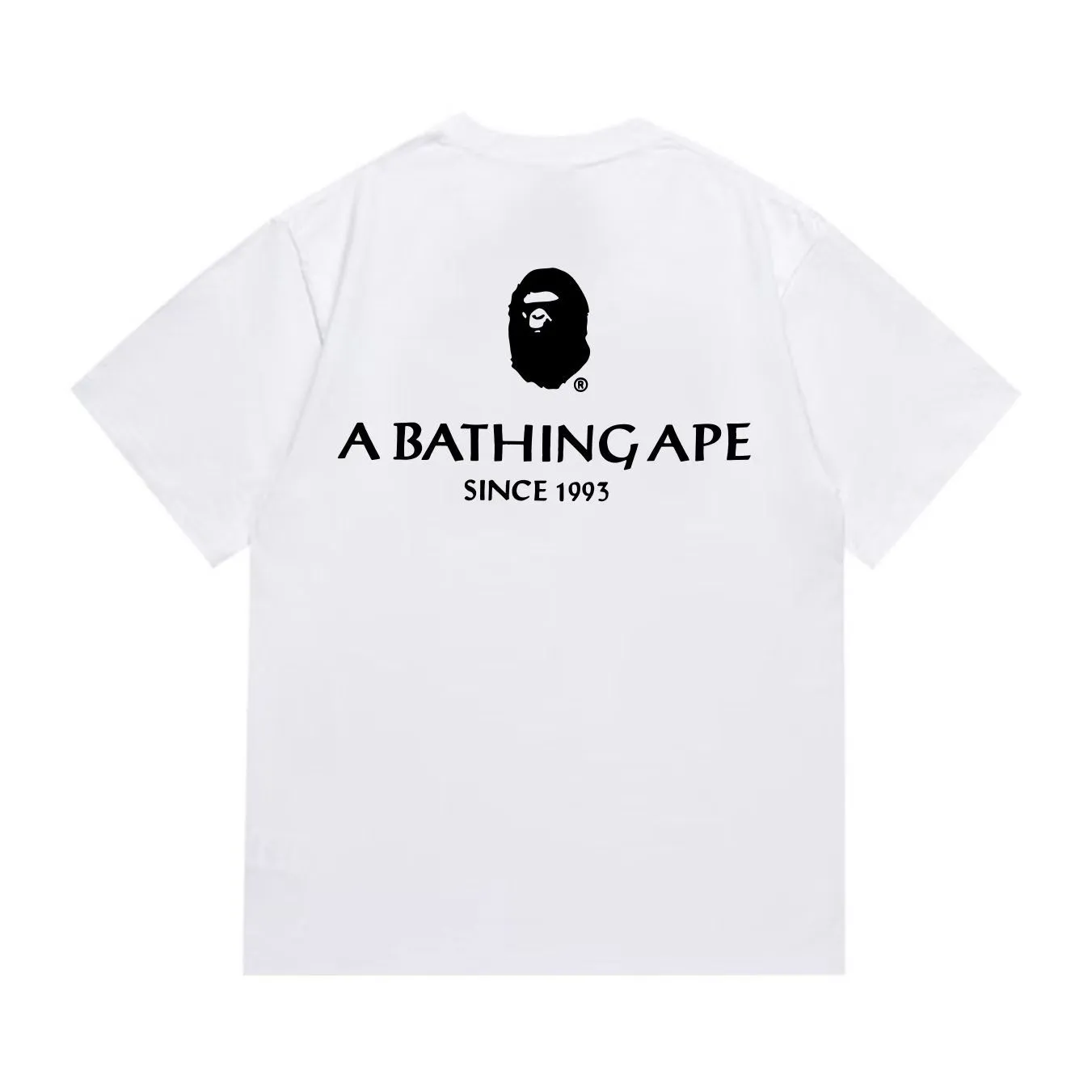 SC1021#p110💰 (top version) BAPE uses 260 grams of high-quality high-weave pure cotton fabric, double yarn combed, soft and non-pilling texture, imported environmentally friendly printing glue, bright and three-dimensional pattern, quality 💥Same style for men and women, the upper body is trendy Color: Black White Size: S M L XL XXL