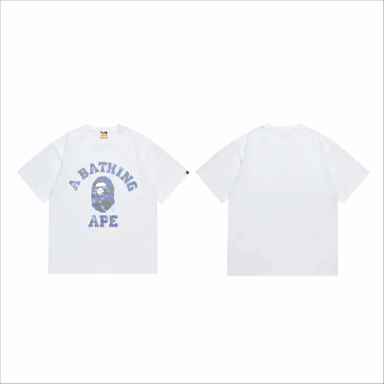 SC249#p110💰 (top version) BAPE camouflage ape head letter printed short-sleeved T-shirt Made of 260 grams of high-quality high-weave pure cotton fabric, double yarn combed, soft texture without pilling, imported environmentally friendly printing glue, bright and three-dimensional pattern, quality 💥unisex style, the upper body is fashionable Color: black red white red black purple white purple black yellow white yellow black blue white blue black camouflage green white camouflage green Size: S M L XL XXL